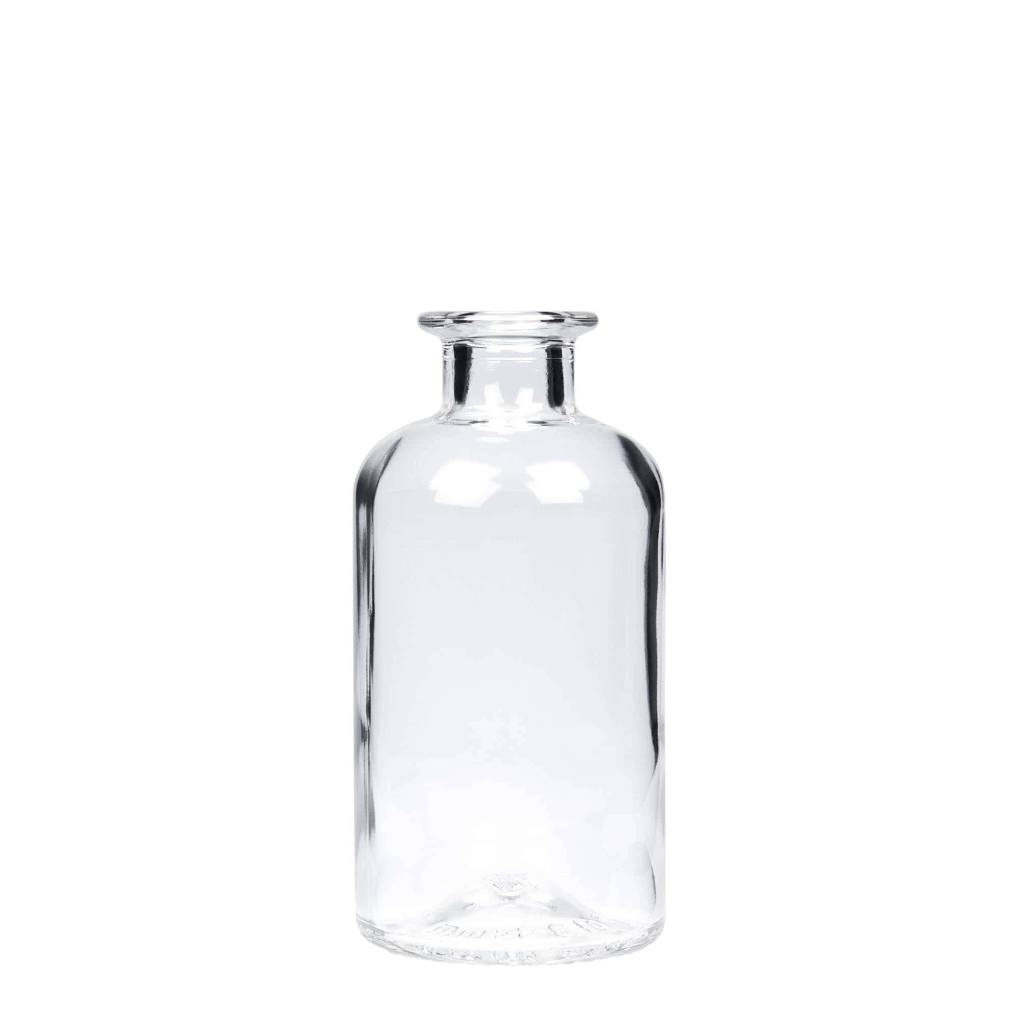 Glazen fles Apotheker, 250 ml, monding: kurk
