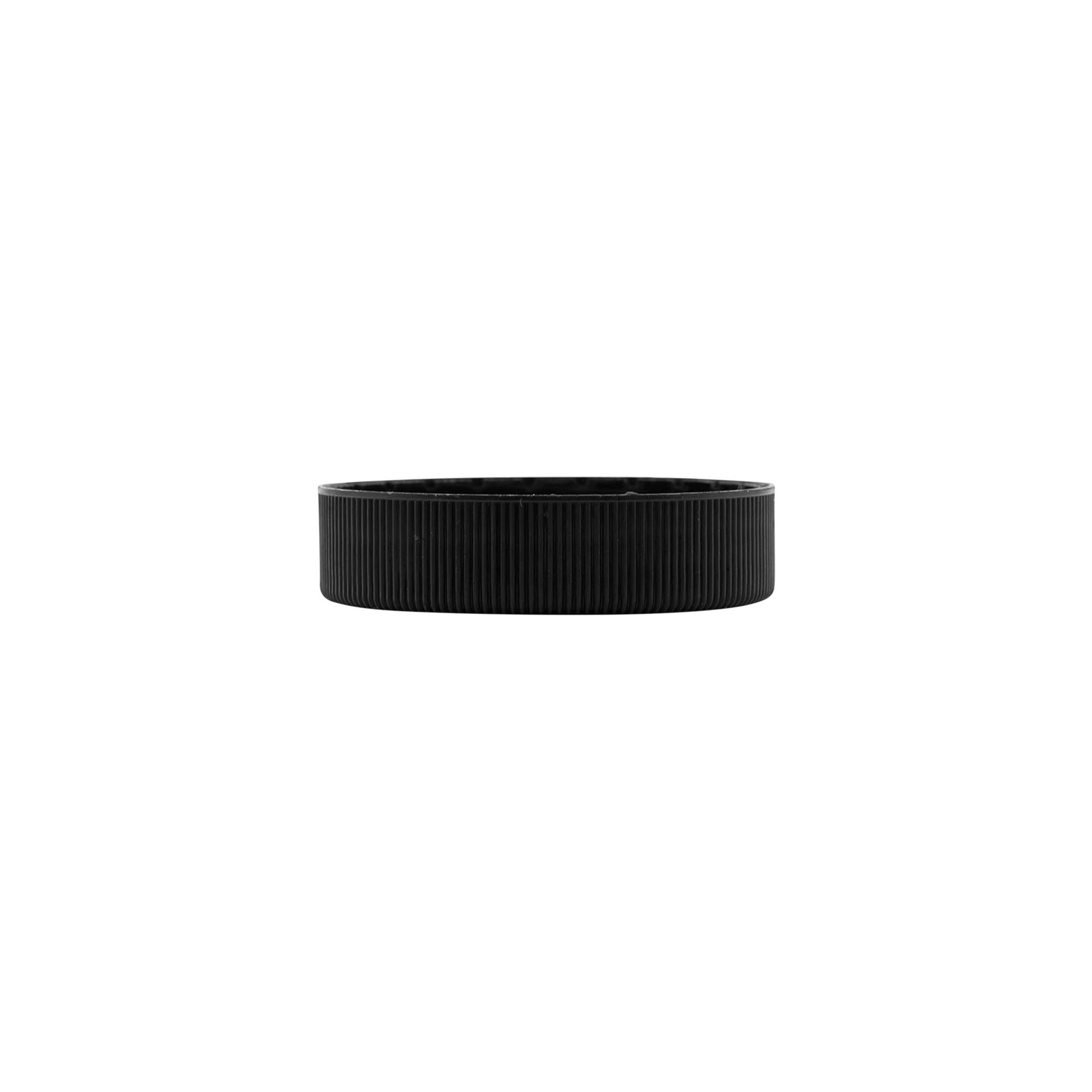 Bougage à vis avec insert EPE, plastique PP, noir, pour bouchage: DIN 60 Bougage à vis avec insert EPE, plastique PP, noir, pour bouchage: DIN 60