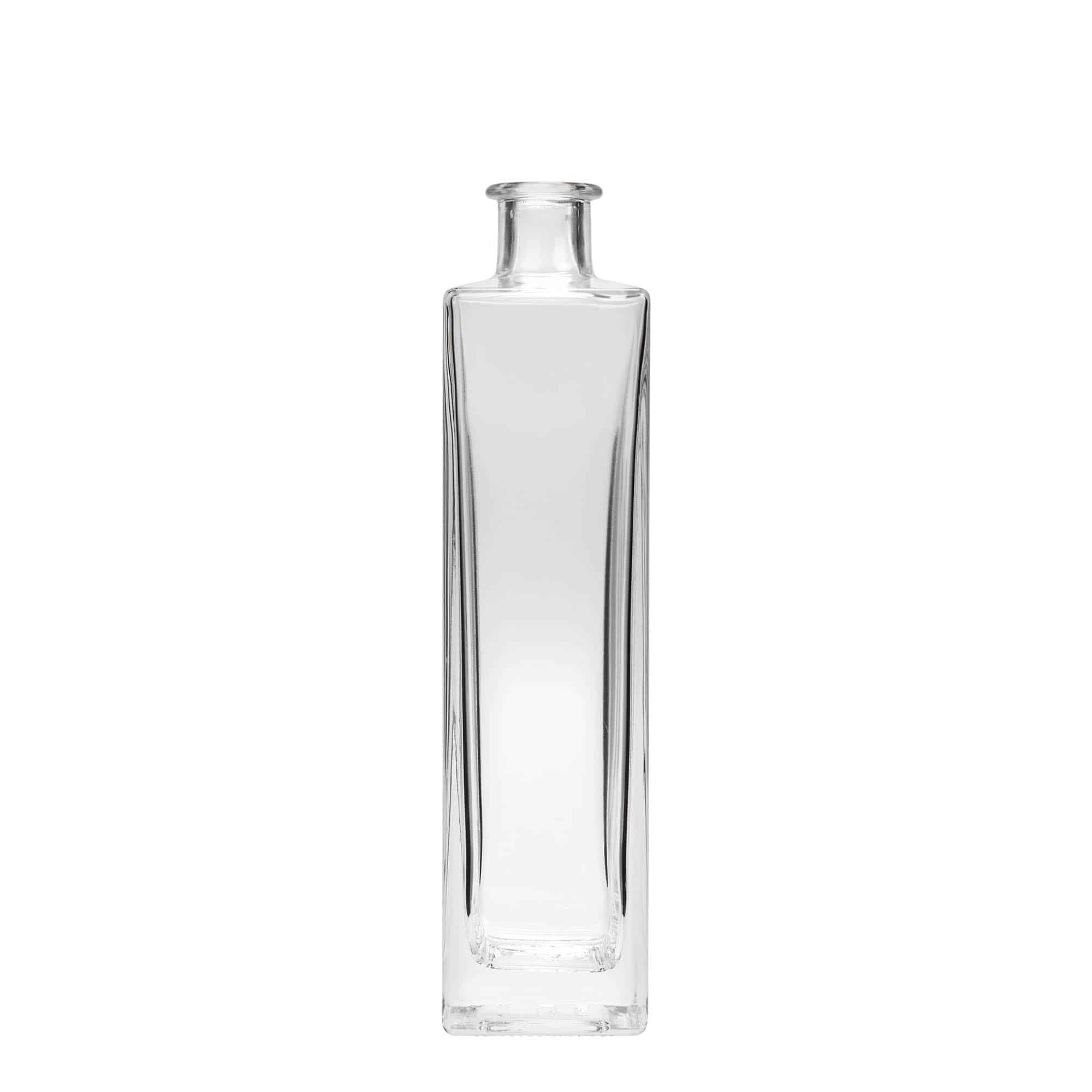 Bouteille en verre 500 ml 'Rafaello', carrée, bouchage: bouchon Bouteille en verre 500 ml 'Rafaello', carrée, bouchage: bouchon
