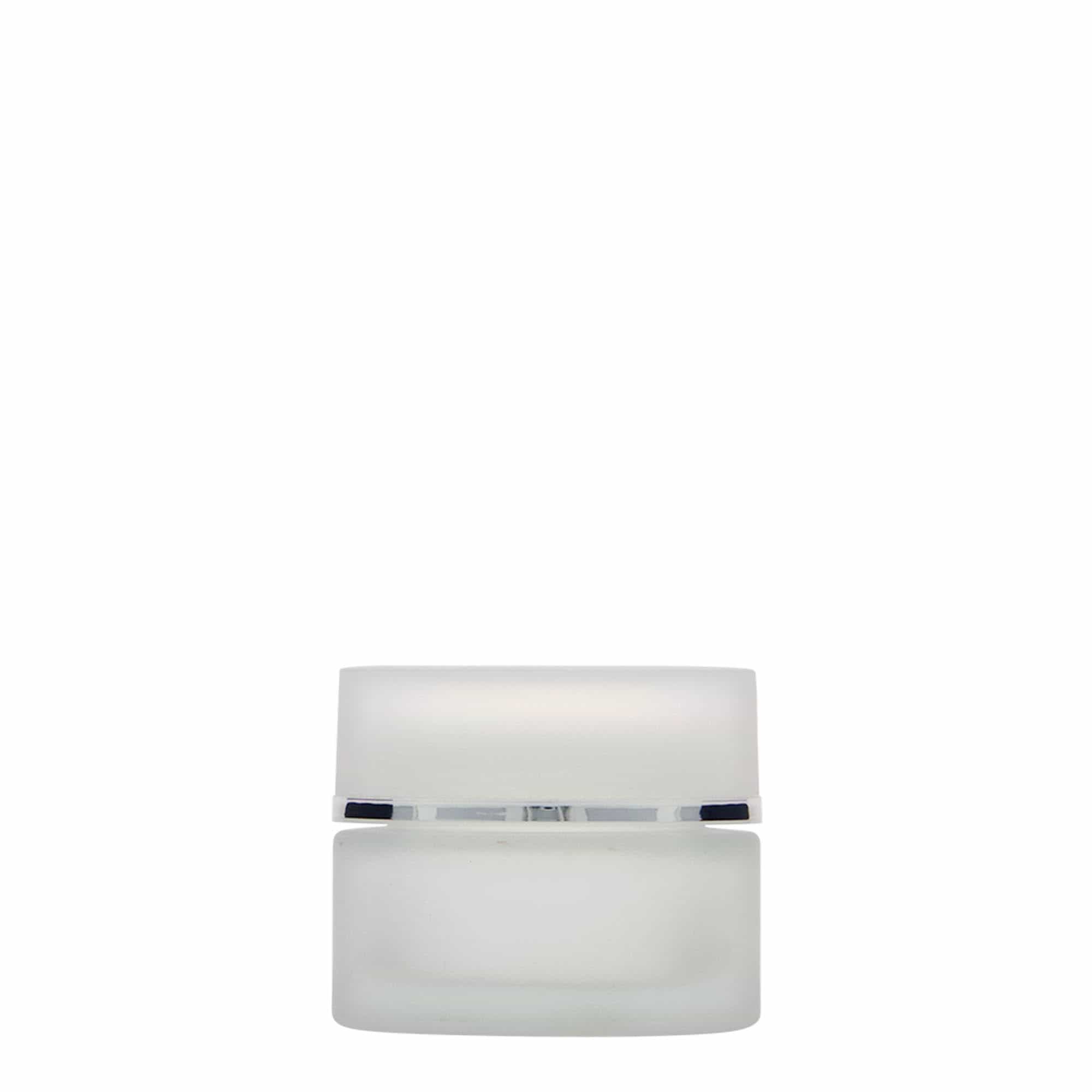 Pot 30 ml 'Platin Edition', verre, glacé, bouchage: Bougage à vis