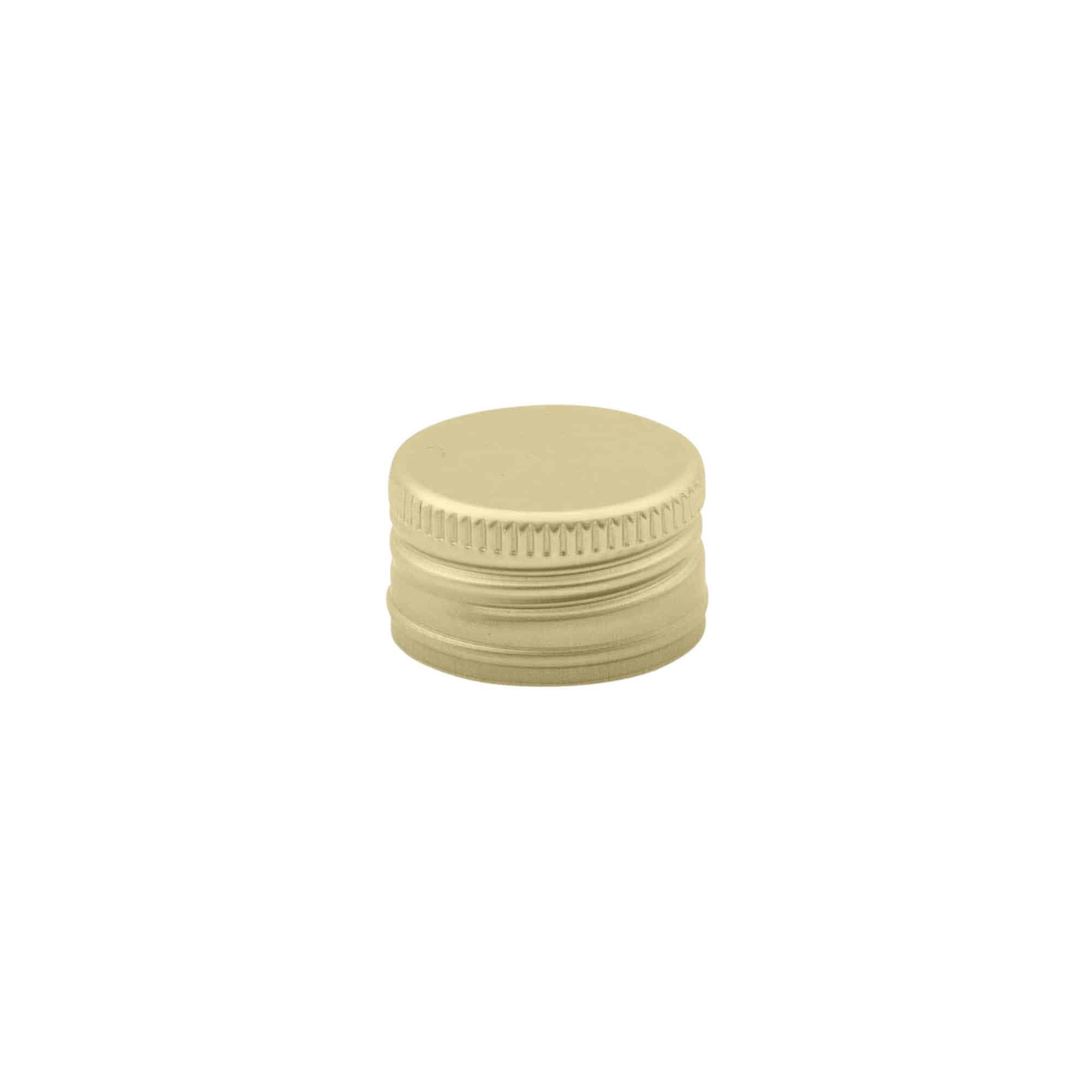 Schroefsluiting, metaal, goud, voor monding: PP 24 Schroefsluiting, metaal, goud, voor monding: PP 24
