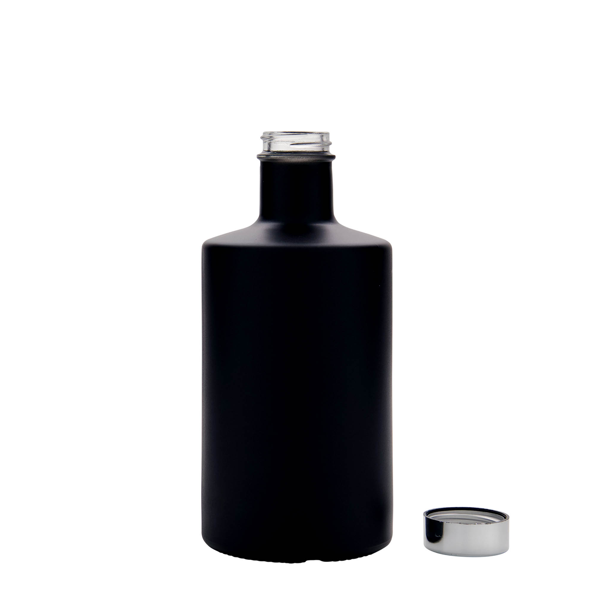 Bouteille en verre 500 ml 'Caroline', noire, bouchage: GPI 33 Bouteille en verre 500 ml 'Caroline', noire, bouchage: GPI 33