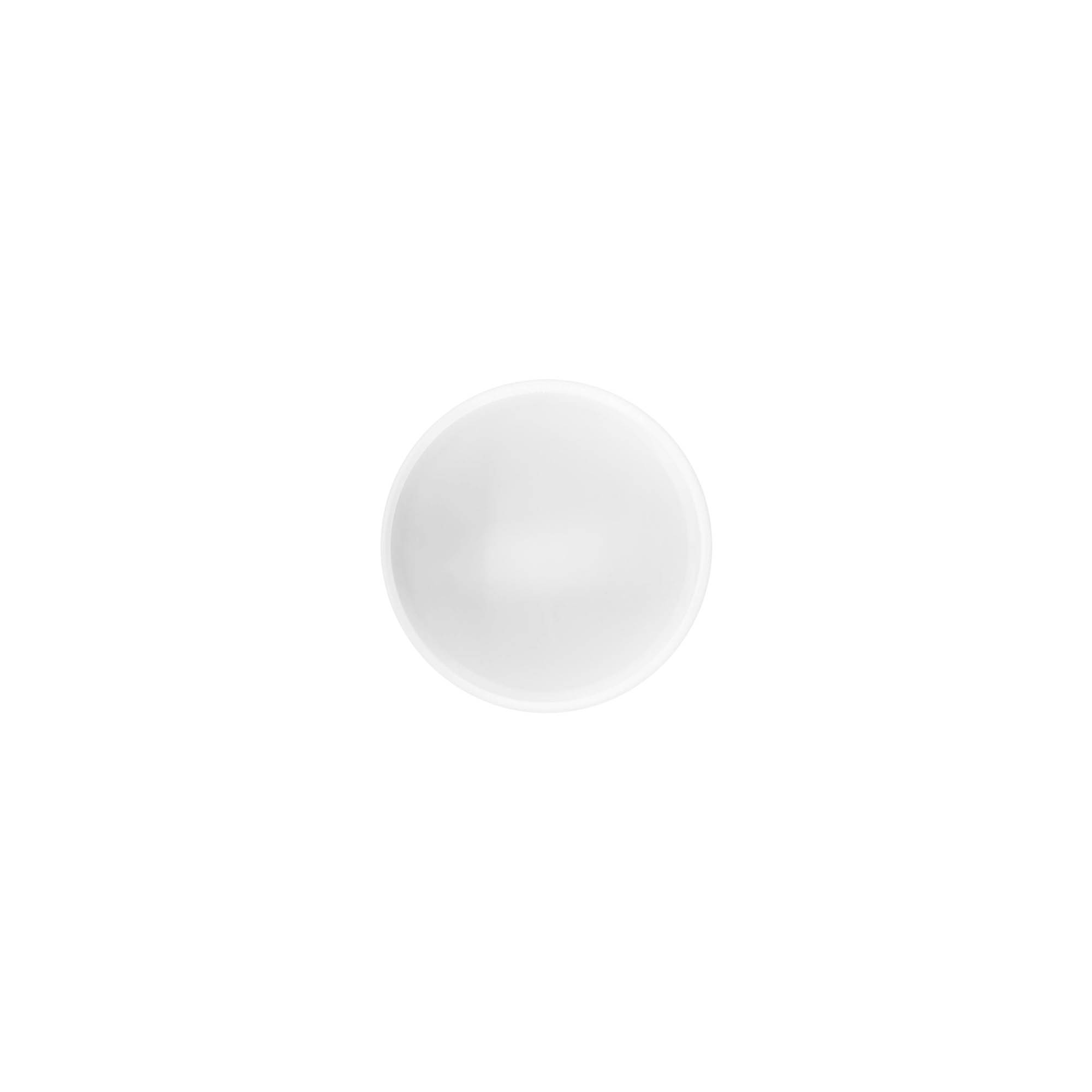 Schroefsluiting 'White Line', 35 ml, PP-kunststof, wit