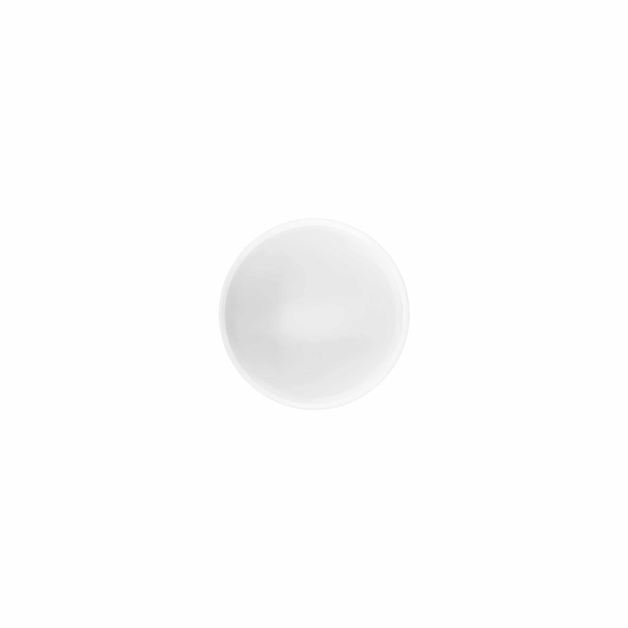 Schroefsluiting 'White Line', 35 ml, PP-kunststof, wit