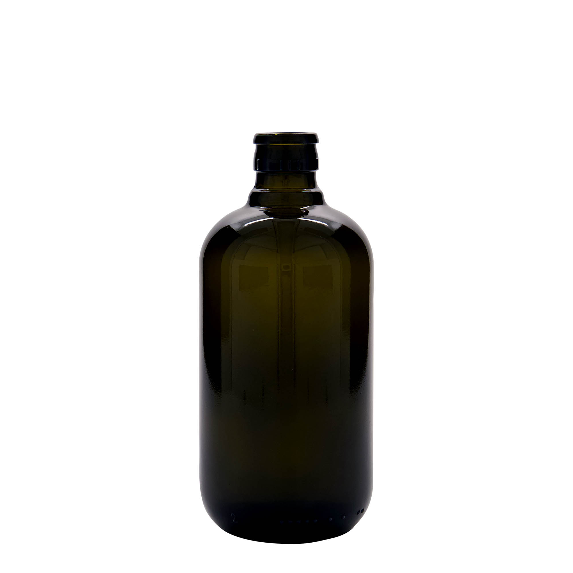 Azijn-/oliefles 'Biolio', 500 ml, glas, antiekgroen, monding: DOP Azijn-/oliefles 'Biolio', 500 ml, glas, antiekgroen, monding: DOP