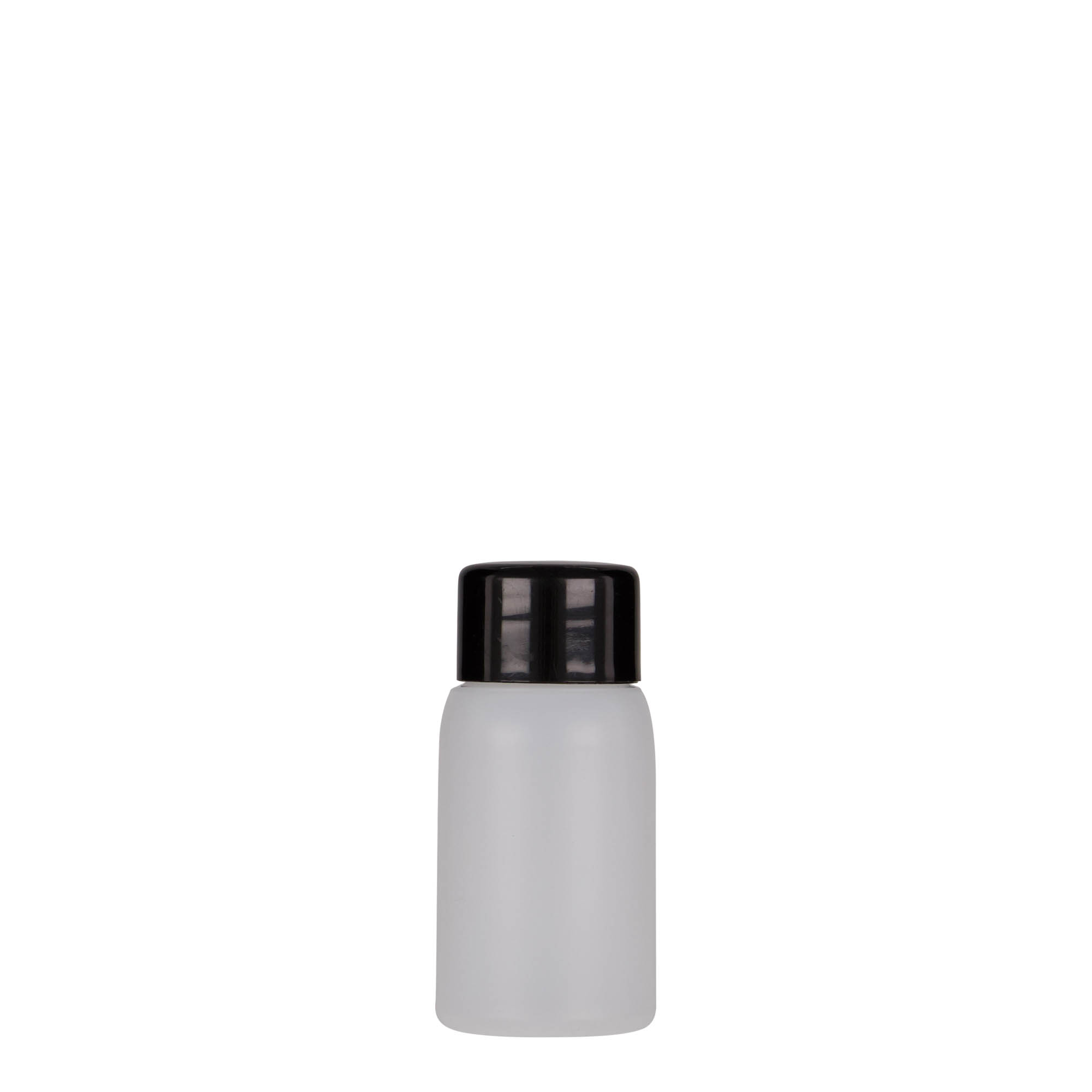 Bouteille en plastique 30 ml 'Tuffy', PEHD, nature, bouchage: 24/410