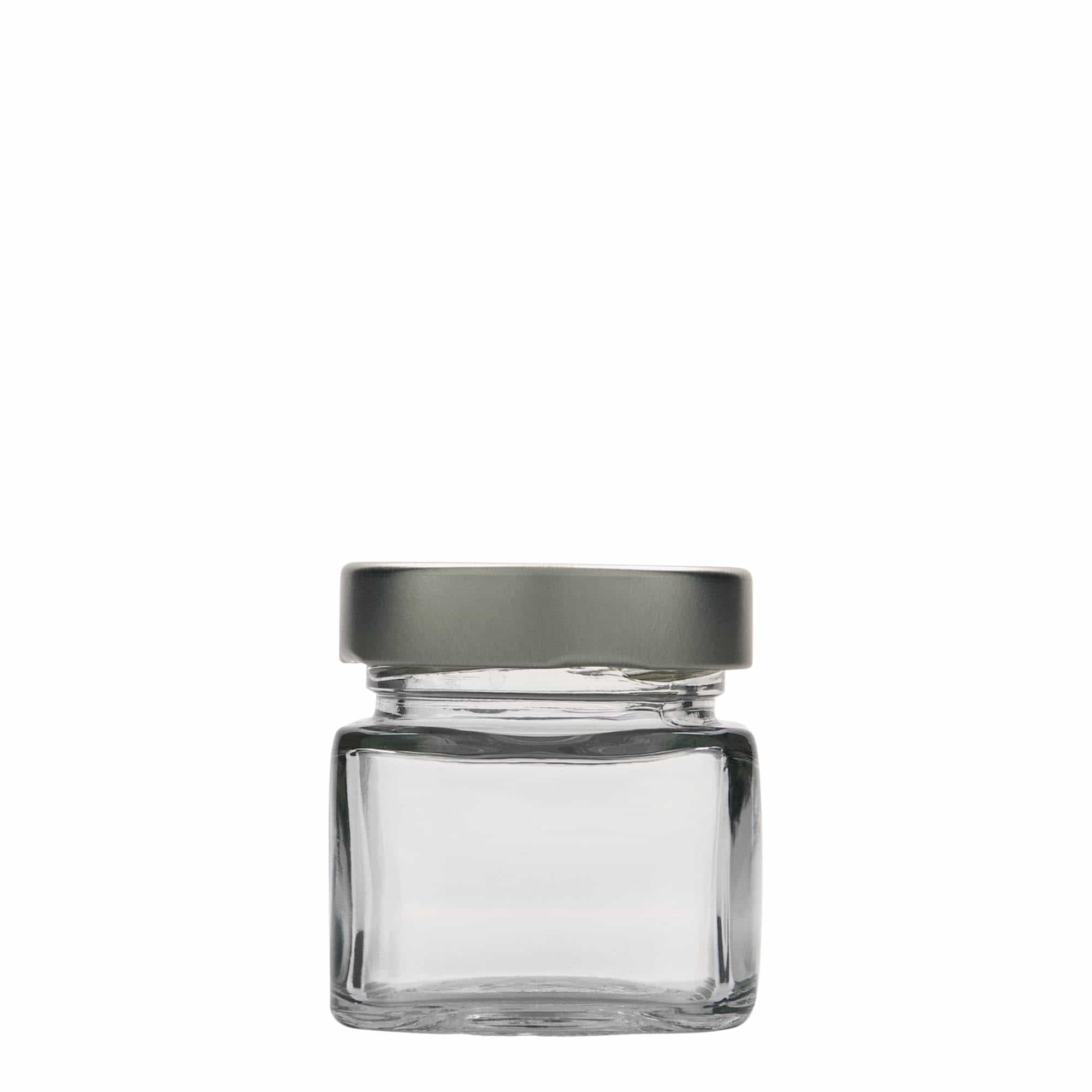 Bocal carré 106 ml 'Ikarus', bouchage: Deep-Twist-Off (DTO 58) Bocal carré 106 ml 'Ikarus', bouchage: Deep-Twist-Off (DTO 58)