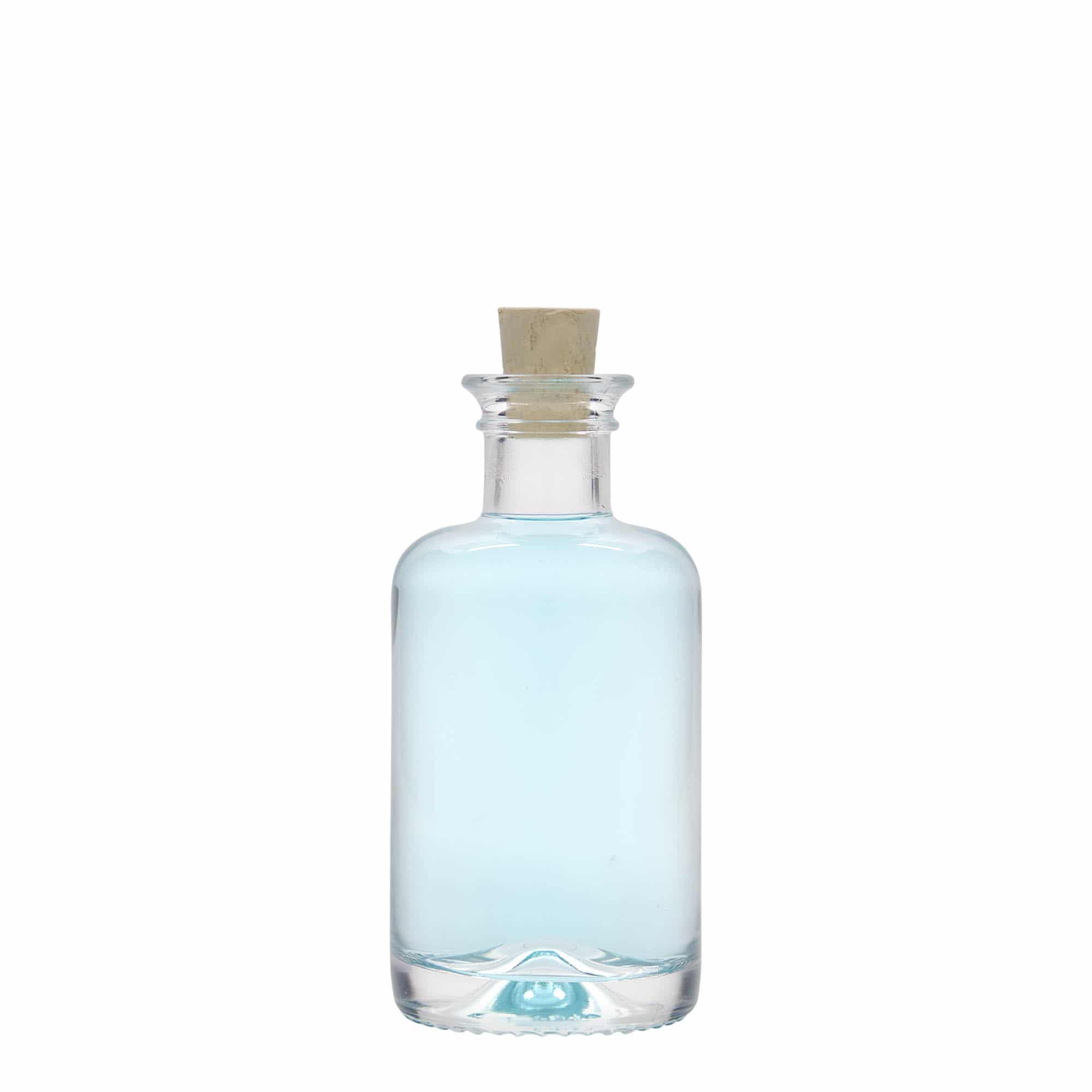 Bouteille en verre apothicaire 100 ml, bouchage: bouchon