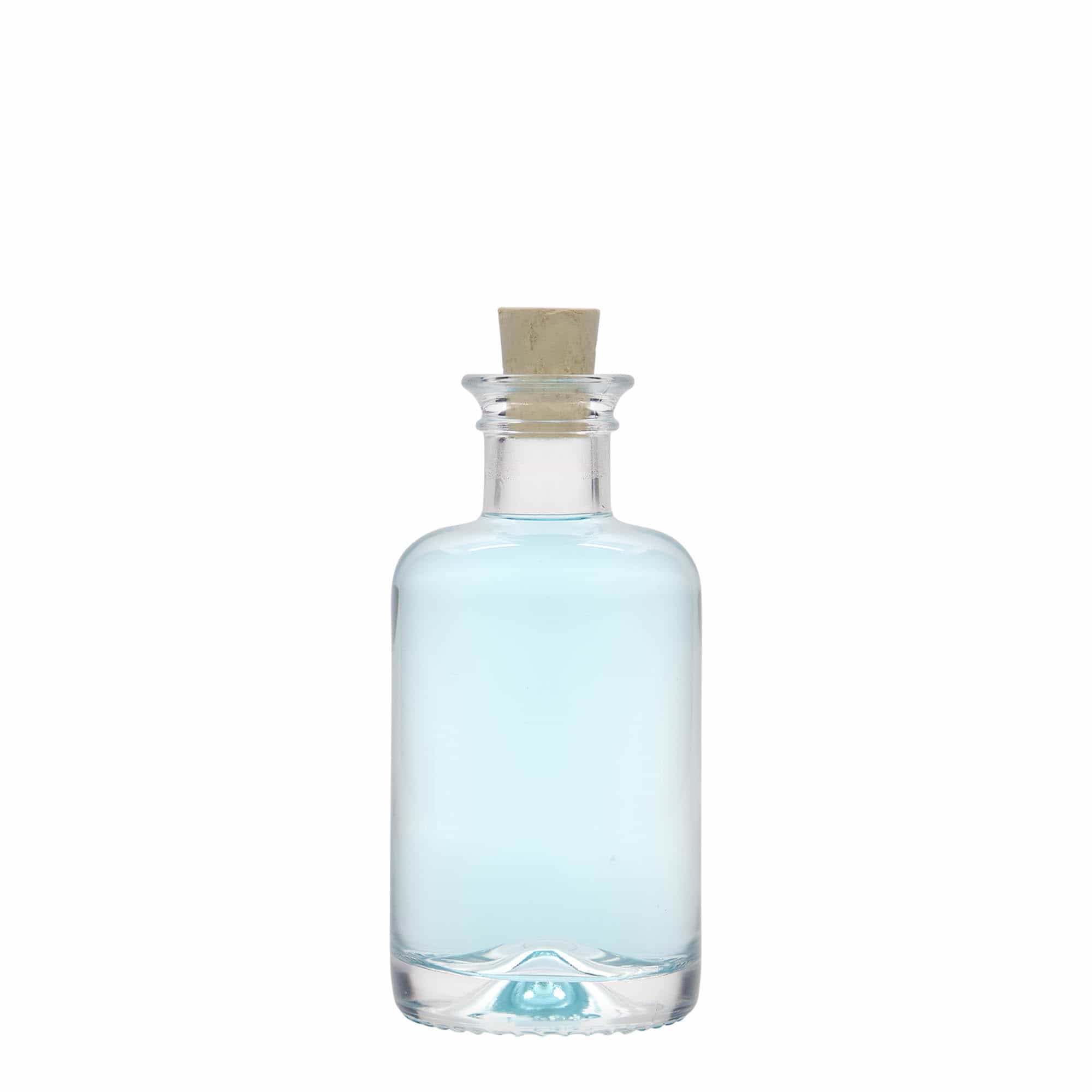 Glazen fles Apotheker, 100 ml, monding: kurk
