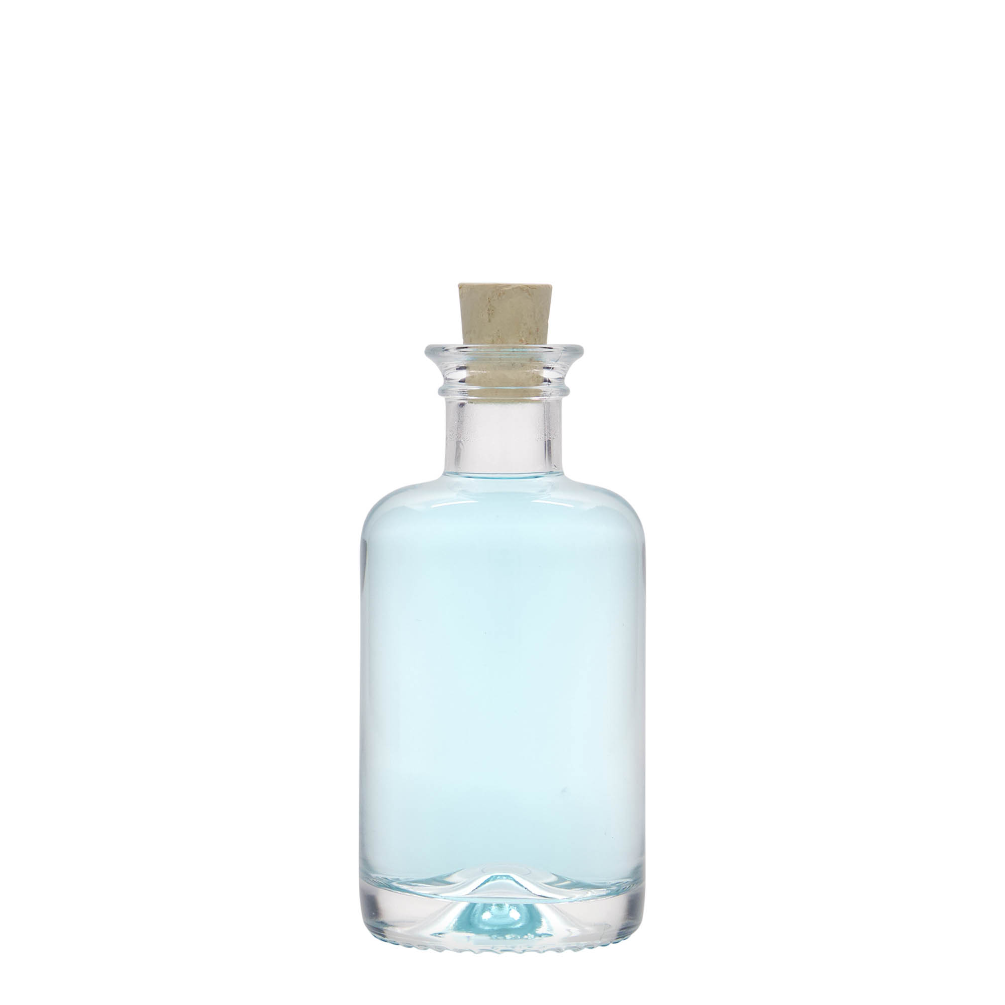 Glazen fles Apotheker, 100 ml, monding: kurk Glazen fles Apotheker, 100 ml, monding: kurk