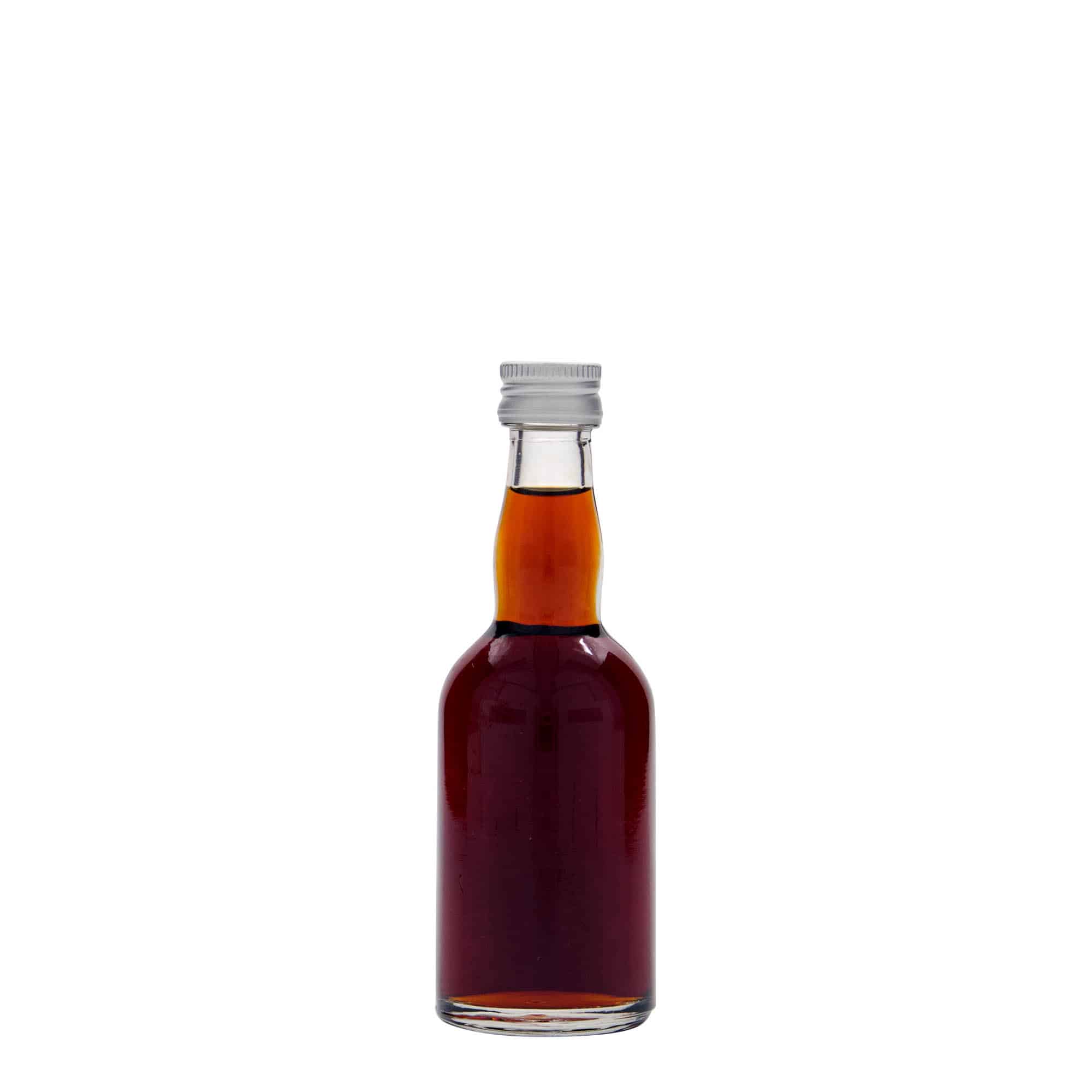 Glazen fles 'Proba', 50 ml, monding: PP 18