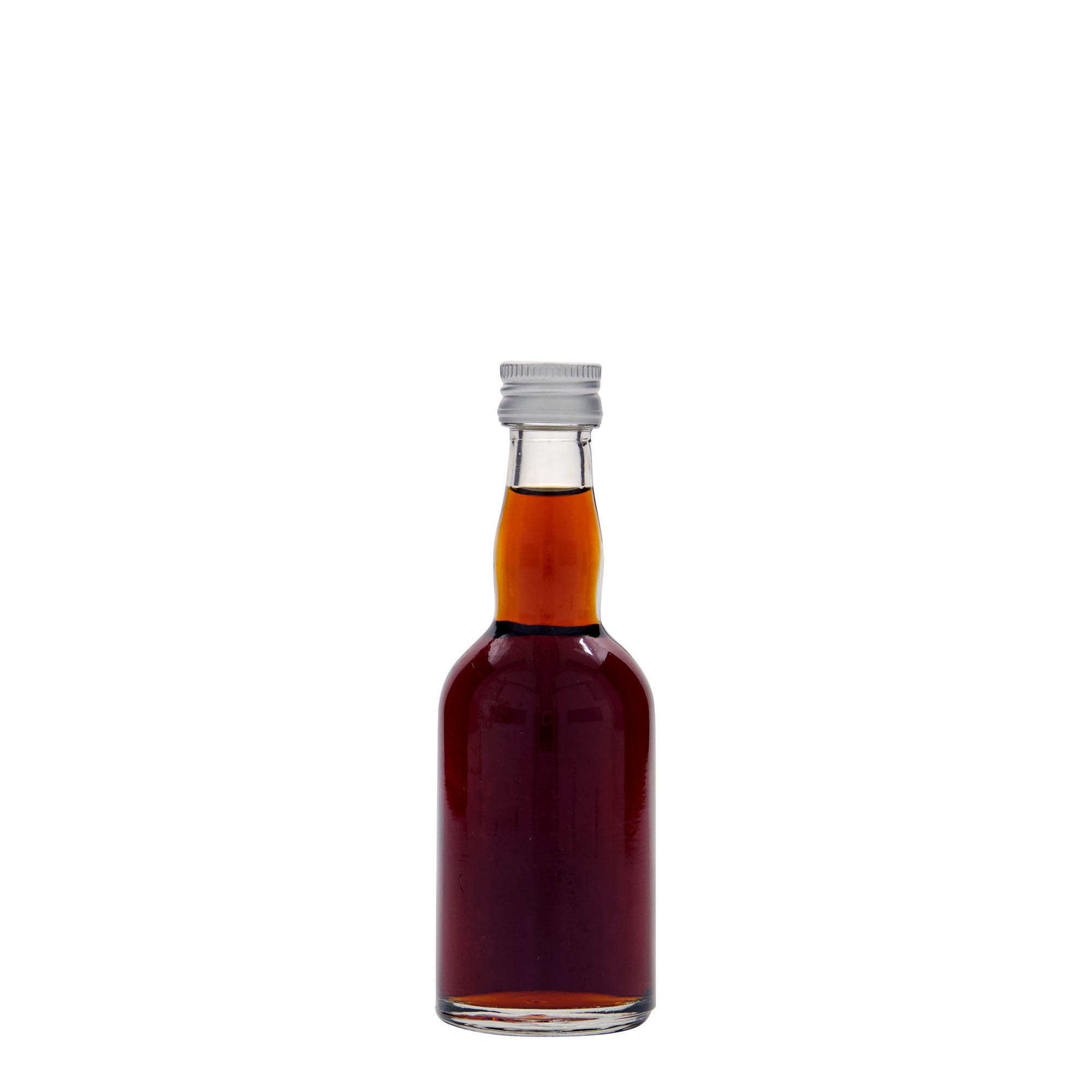Glazen fles 'Proba', 50 ml, monding: PP 18 Glazen fles 'Proba', 50 ml, monding: PP 18