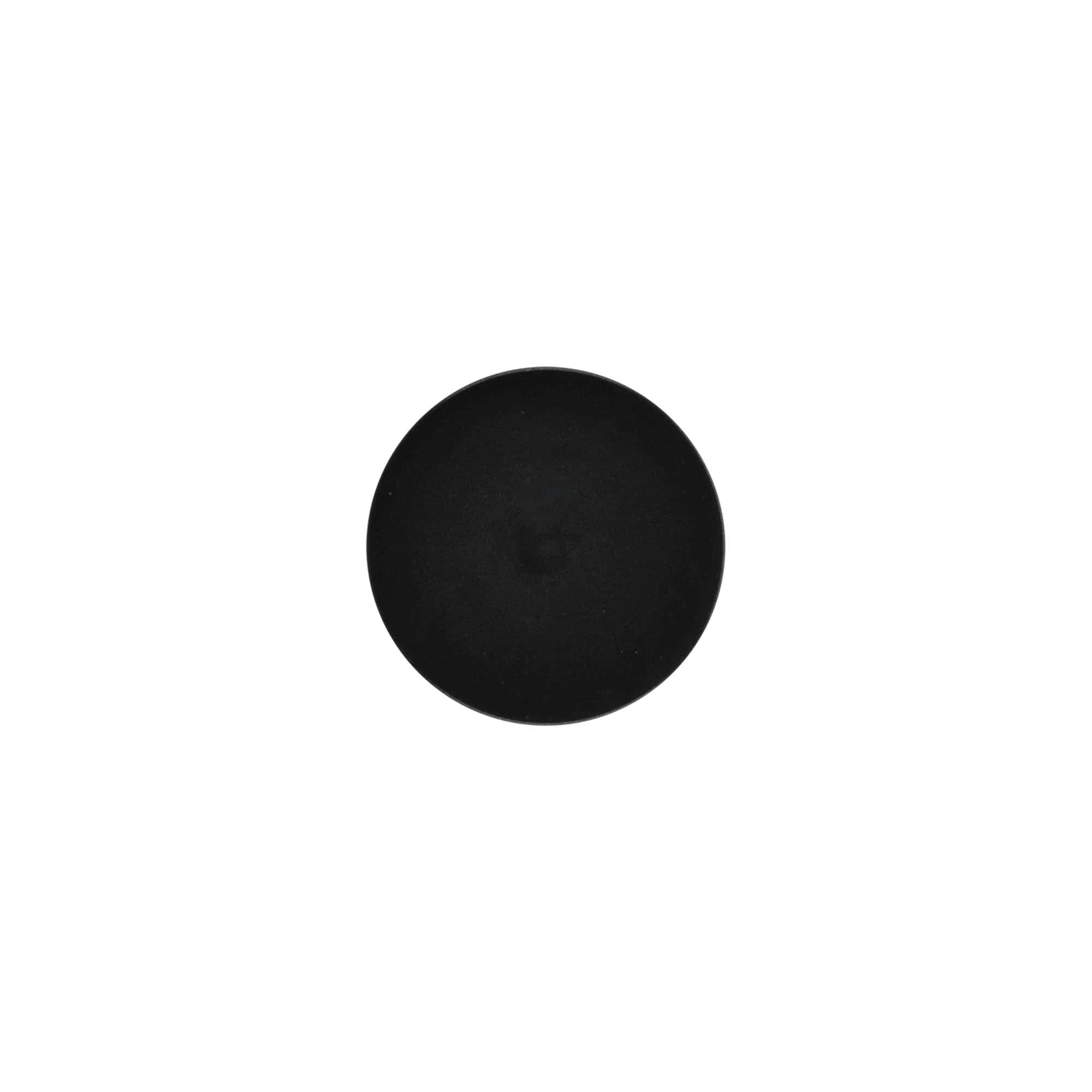Bougage à vis pour 30 ml 'Antonella', plastique PP, noir