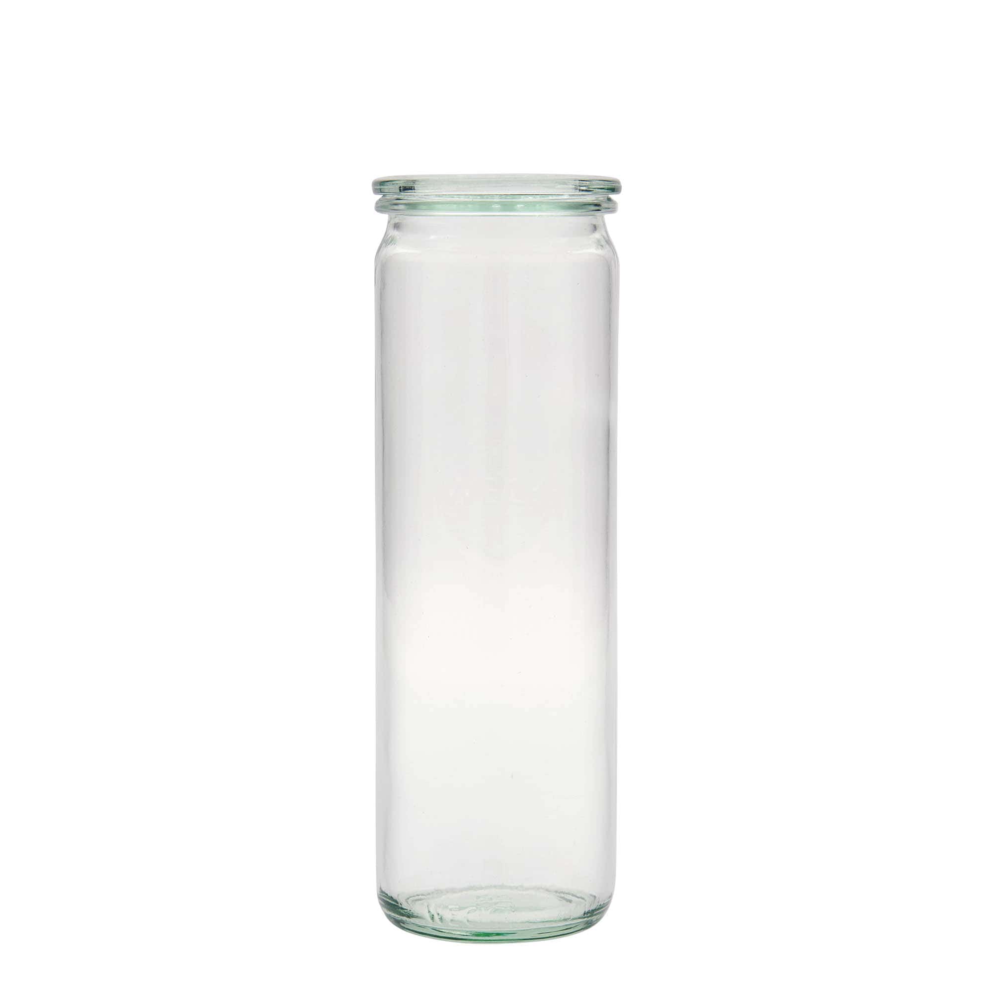 Cilindrische WECK-pot, 600 ml, monding: ronde rand Cilindrische WECK-pot, 600 ml, monding: ronde rand