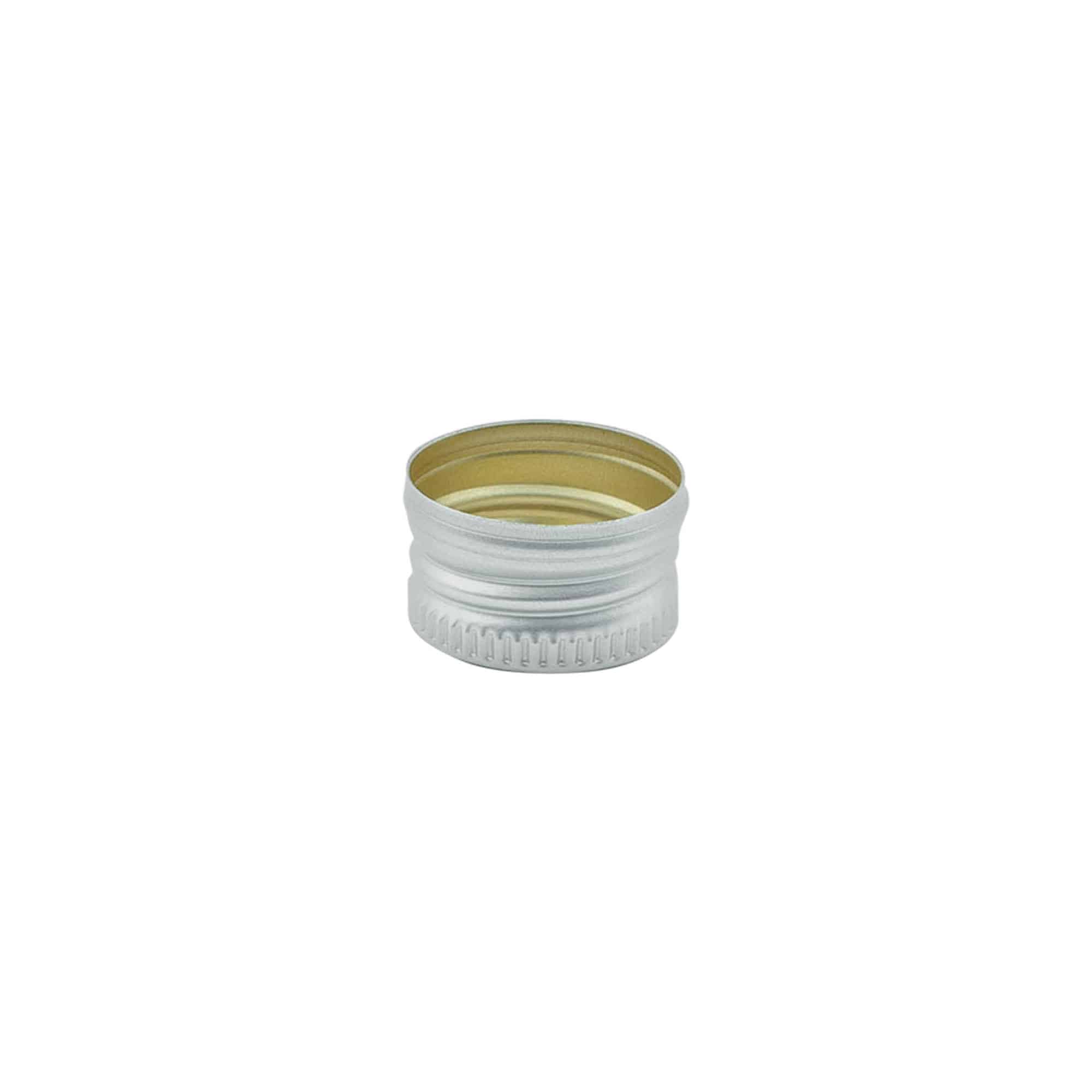 Schroefsluiting, metaal, zilver, voor monding: PP 18