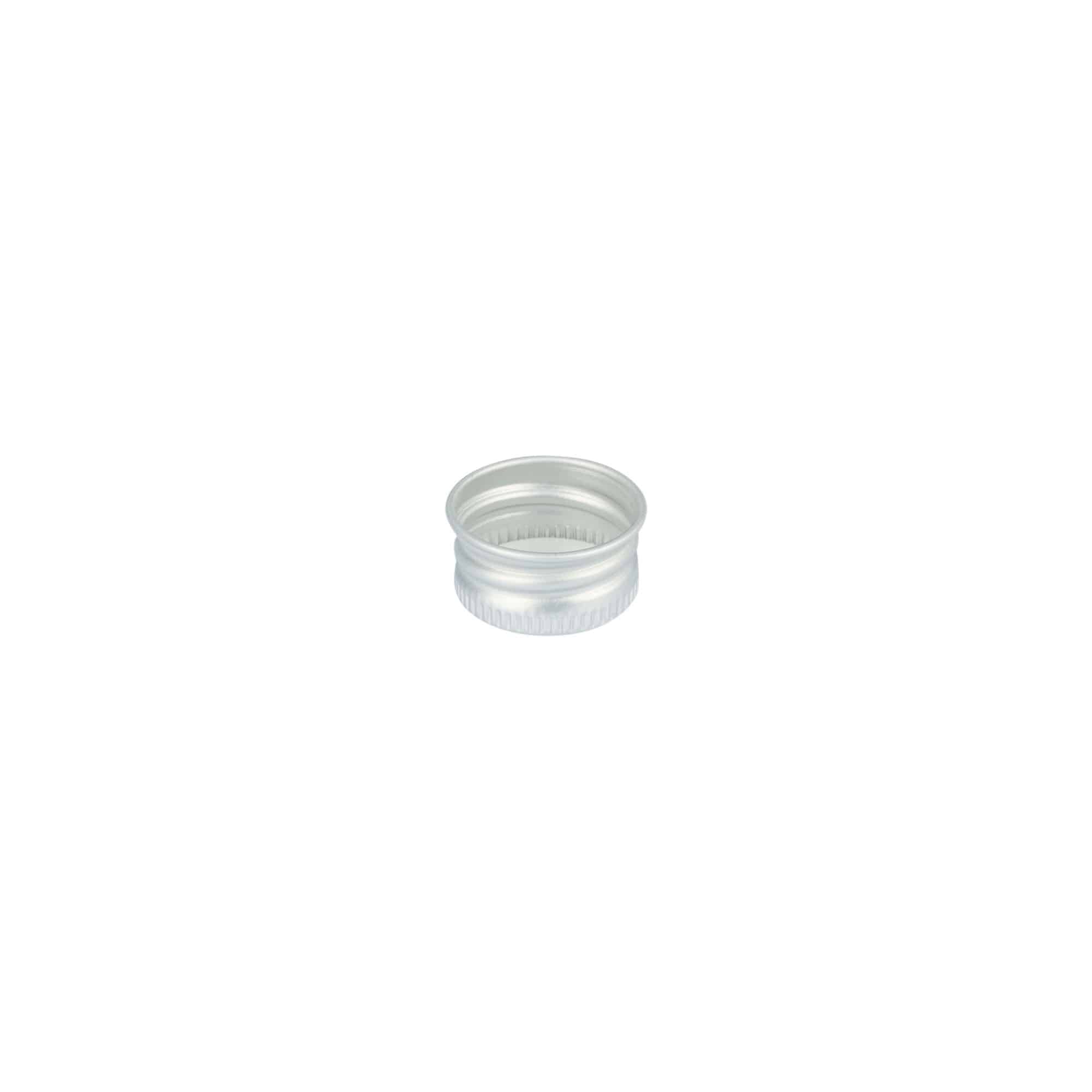 Schroefsluiting, metaal, zilver, voor monding: 20/410