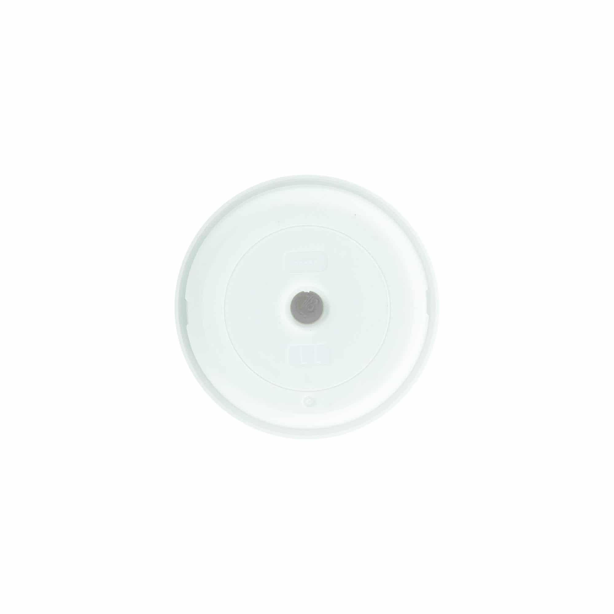 Flacon airless tête de pompe « Mezzo », plastique PP, argenté