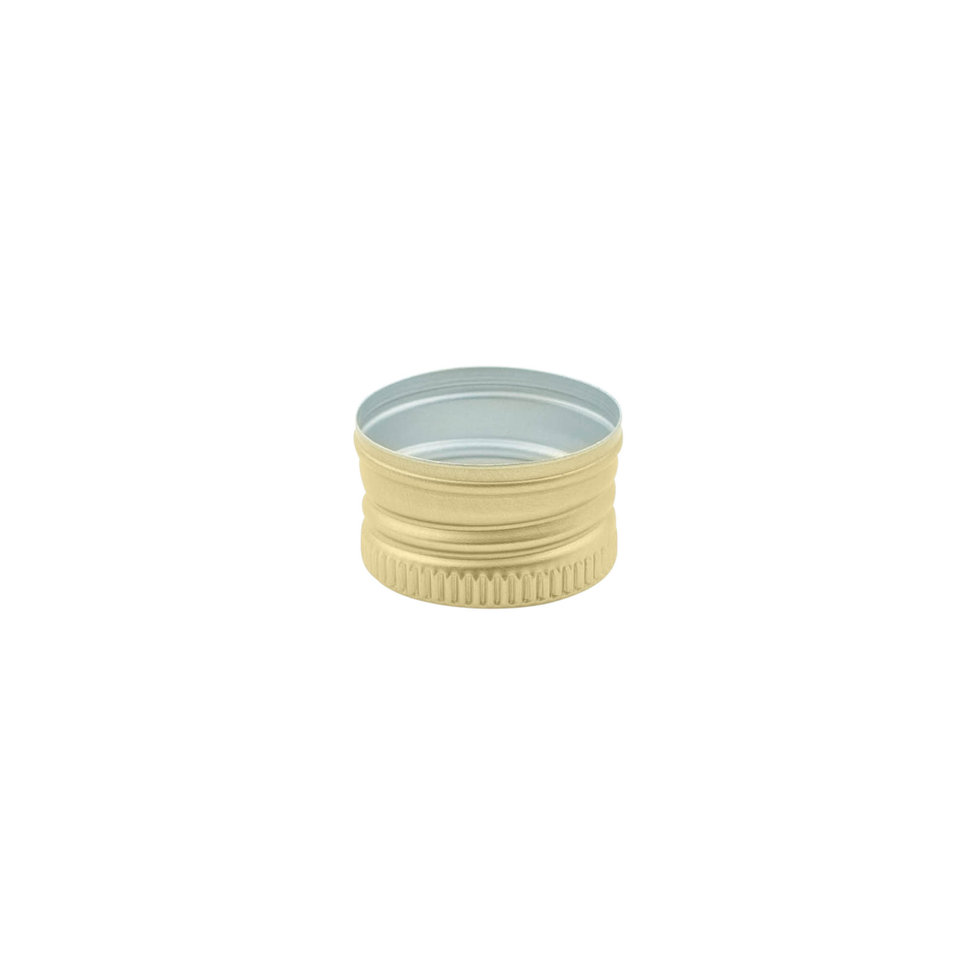 Schroefsluiting, metaal, goud, voor monding: PP 22 Schroefsluiting, metaal, goud, voor monding: PP 22