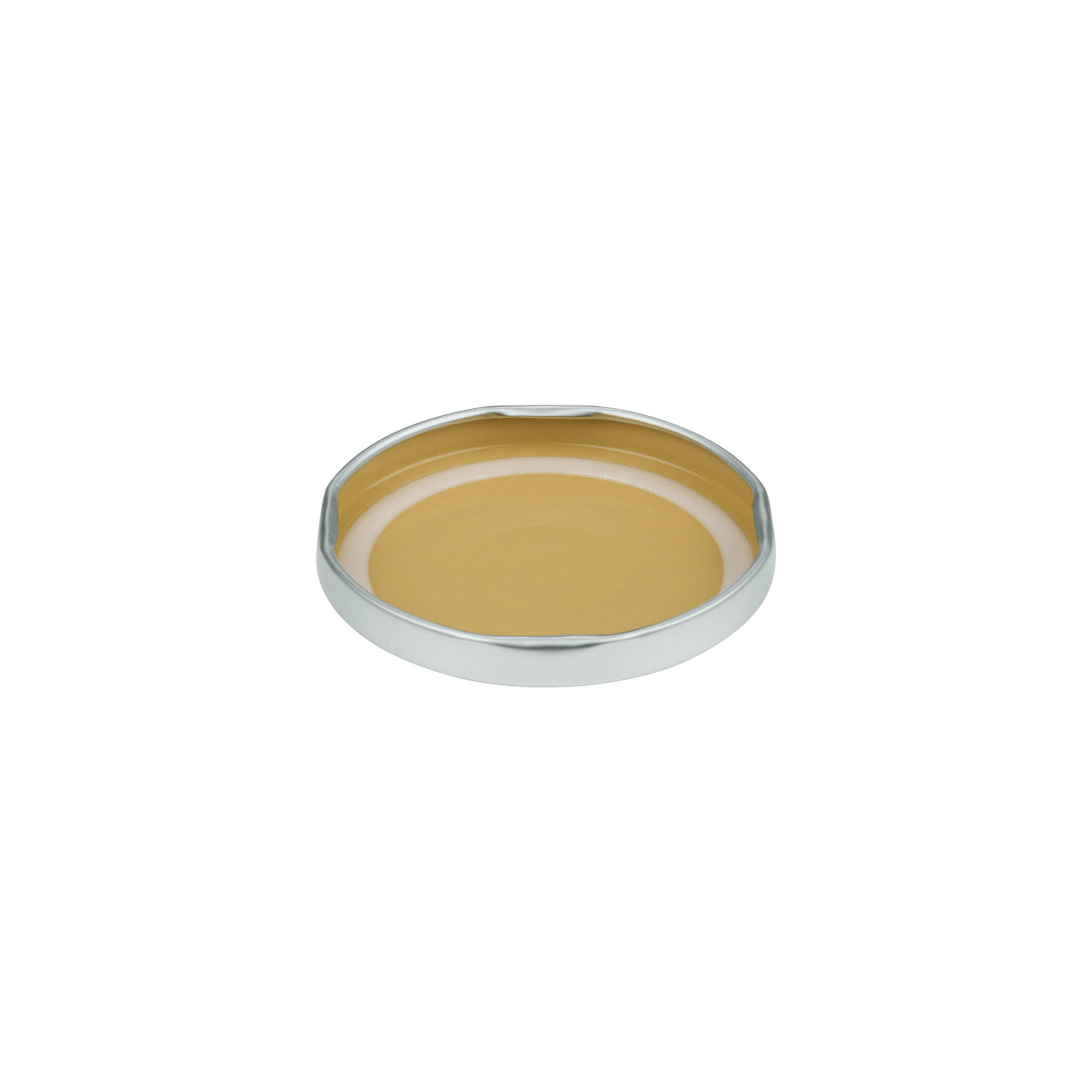Twist-offdeksel, blik, zilver, voor monding: TO 66 Twist-offdeksel, blik, zilver, voor monding: TO 66