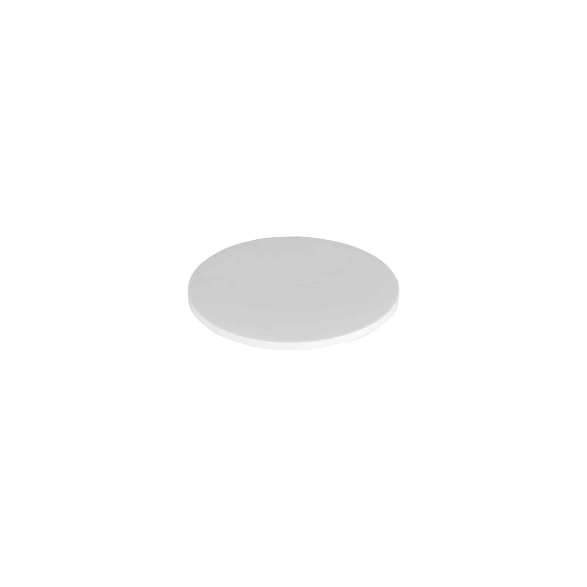 Couvertures pour 100 ml 'Bianca', plastique PP, blanc