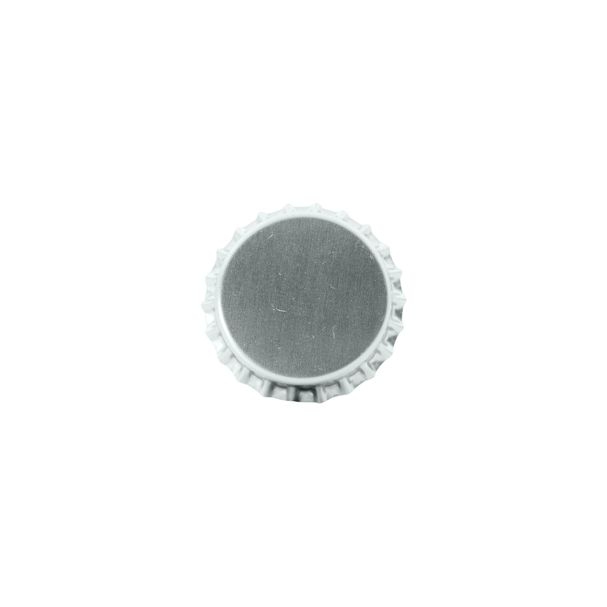 Kroonkurk, 29 mm, metaal, zilver Kroonkurk, 29 mm, metaal, zilver