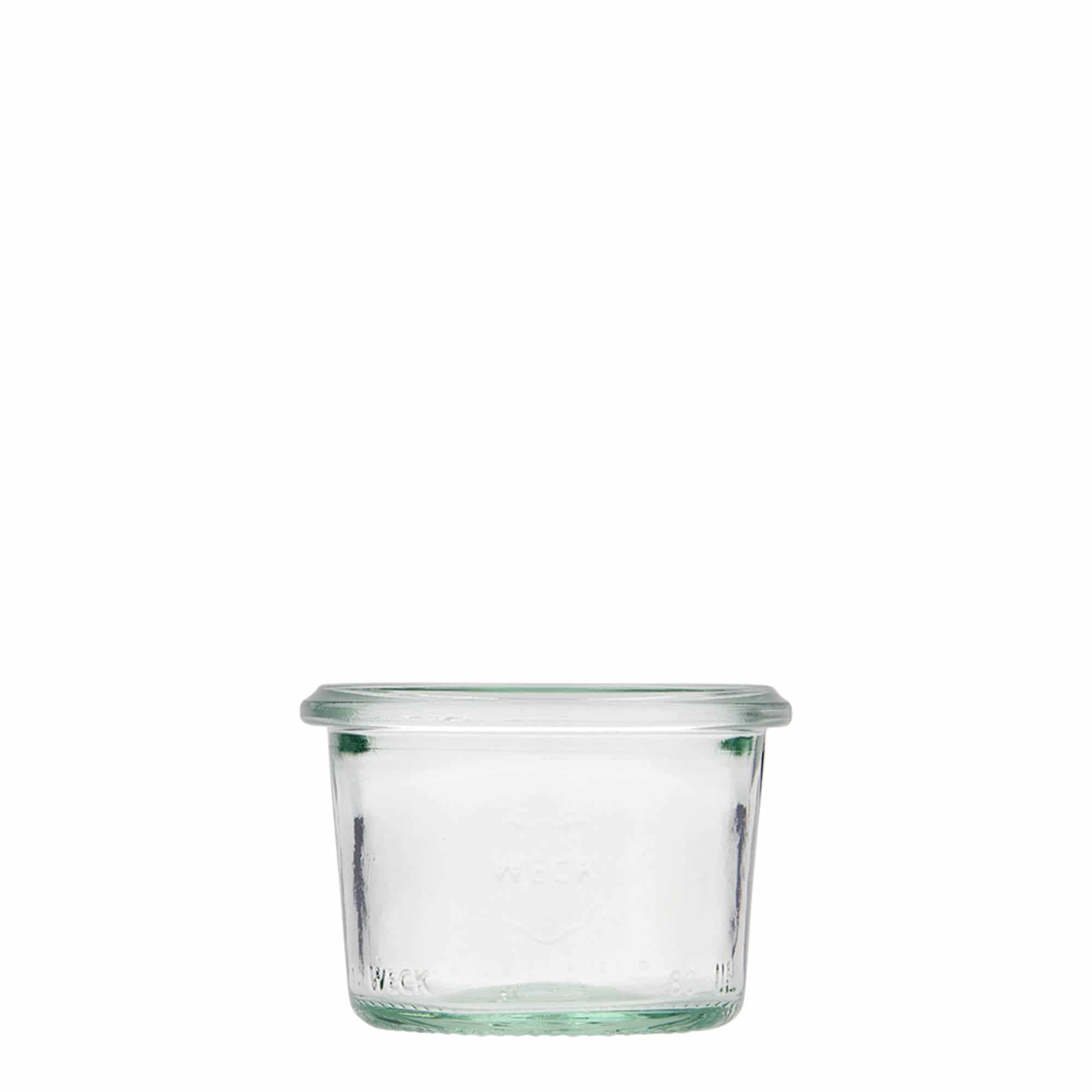 Verrine WECK 80 ml, bouchage: bords arrondis