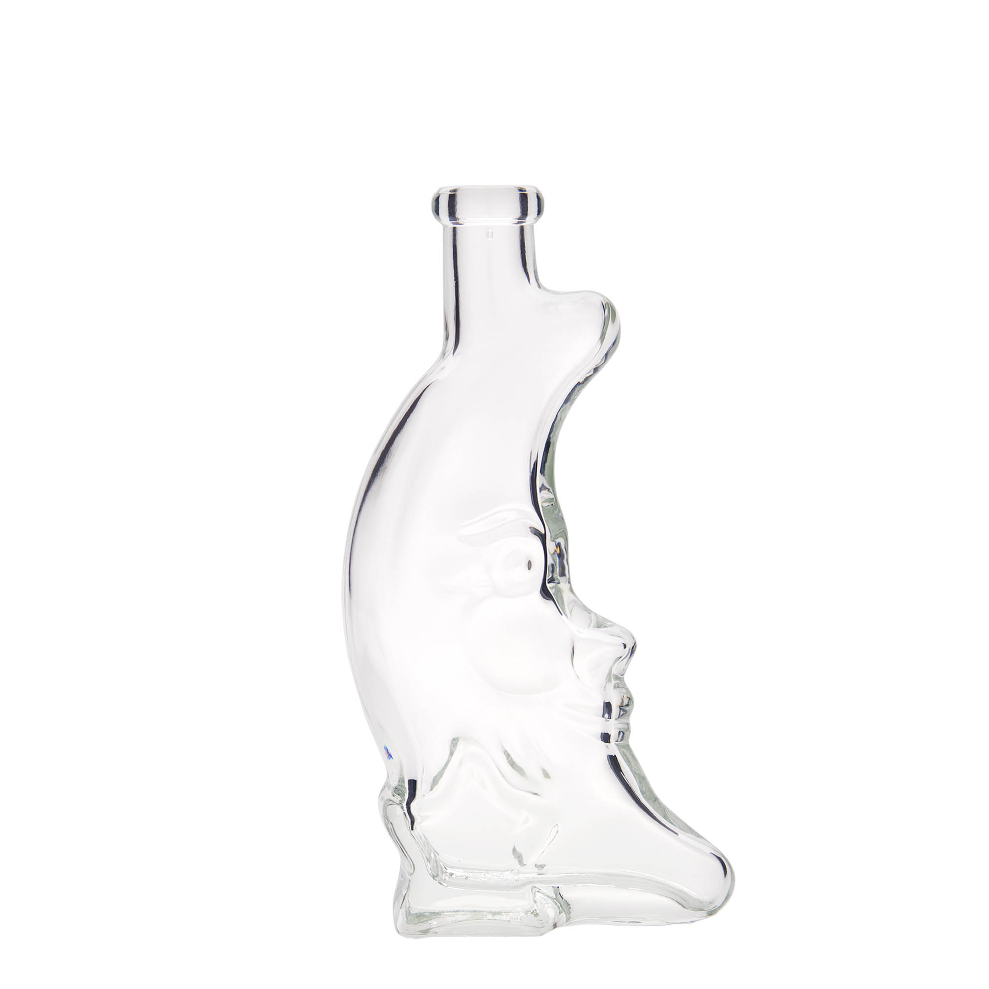 Glazen fles 'Maan', 200 ml, monding: kurk Glazen fles 'Maan', 200 ml, monding: kurk