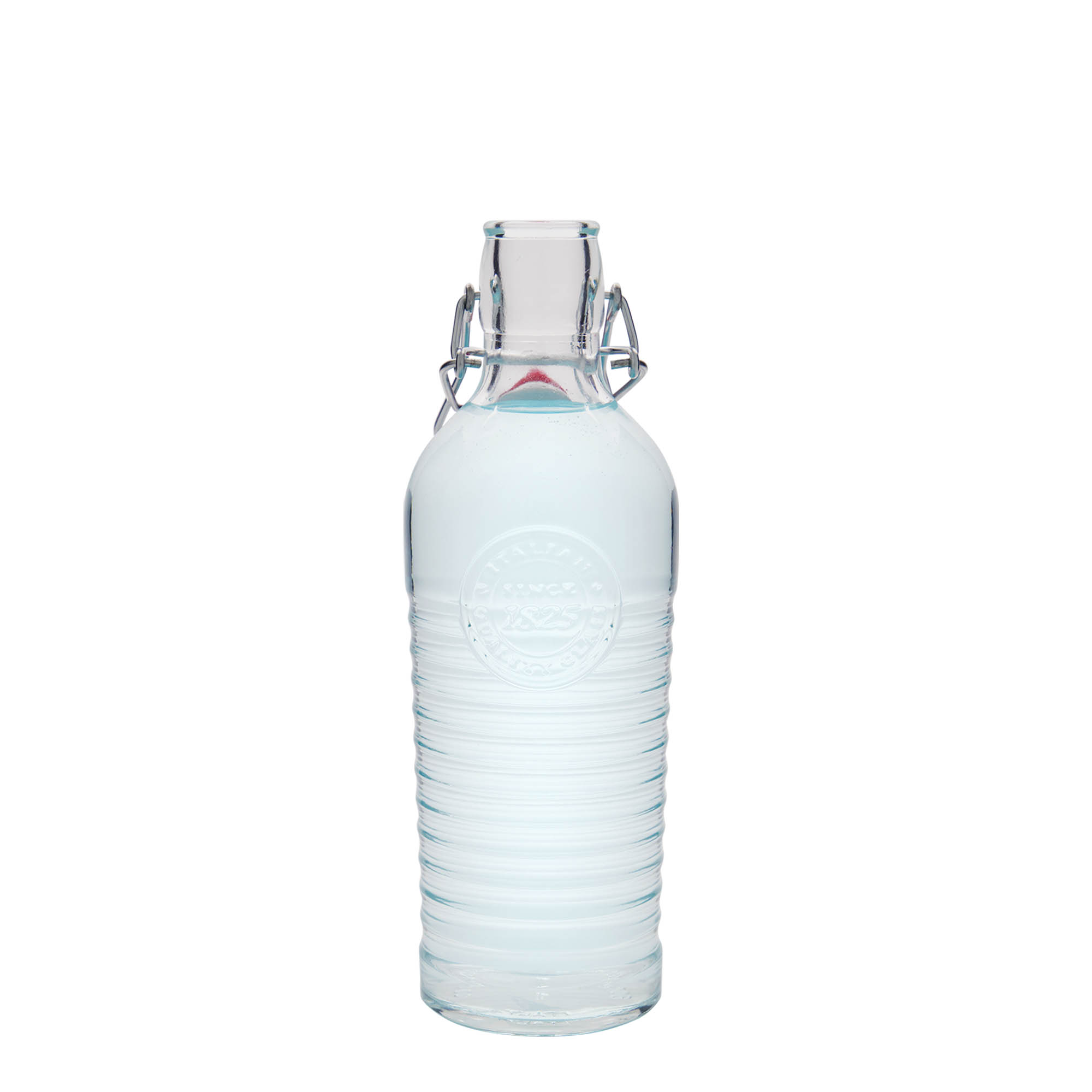 Glazen fles 'Officina 1825', 750 ml, monding: beugelsluiting