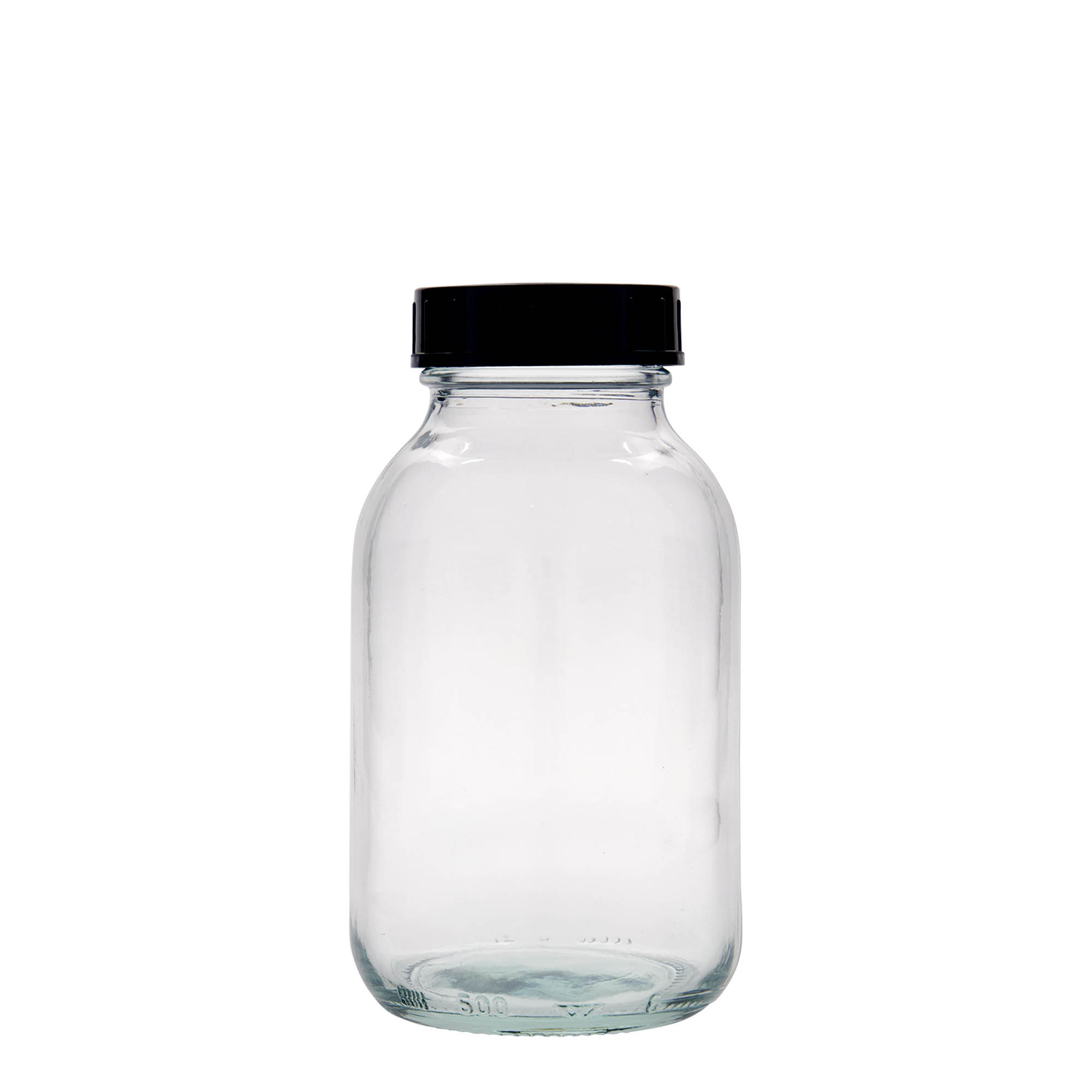 Pot met brede hals, 500 ml, monding: DIN 55