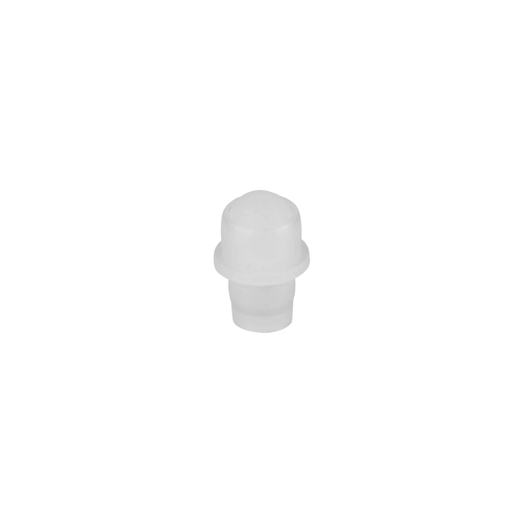 Insert pour flacon Roll-on 10 ml, plastique LDPE, blanc, nature