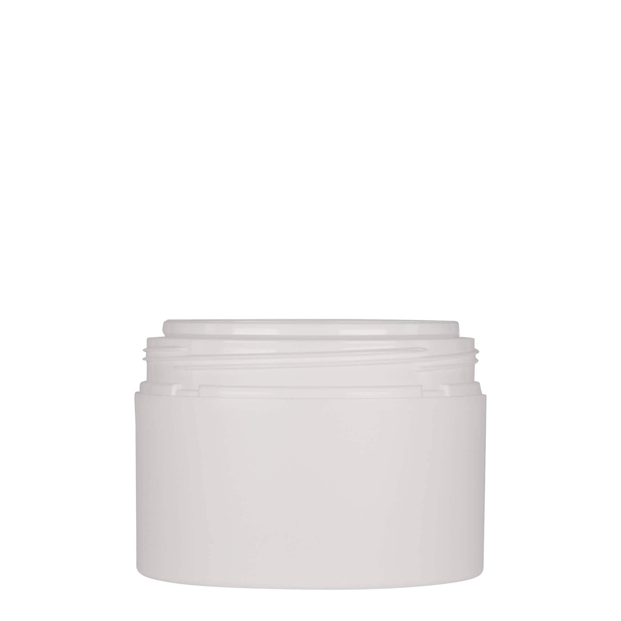 Plastic pot 'Antonella', 250 ml, PP, wit, monding: schroefsluiting Plastic pot 'Antonella', 250 ml, PP, wit, monding: schroefsluiting