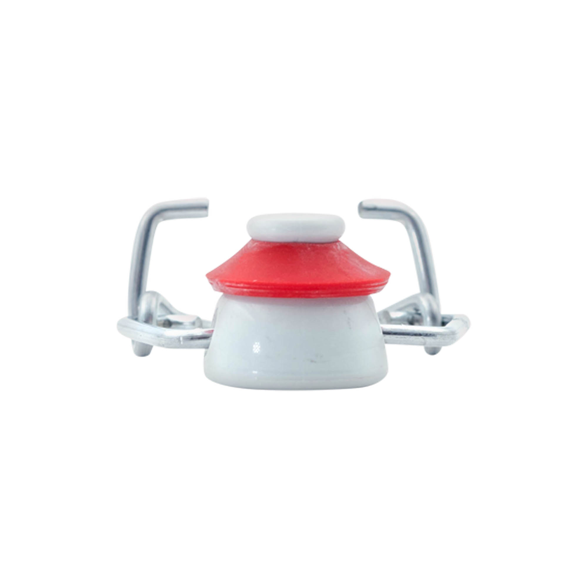Beugelsluiting standaard, kunststof, rood-wit Beugelsluiting standaard, kunststof, rood-wit