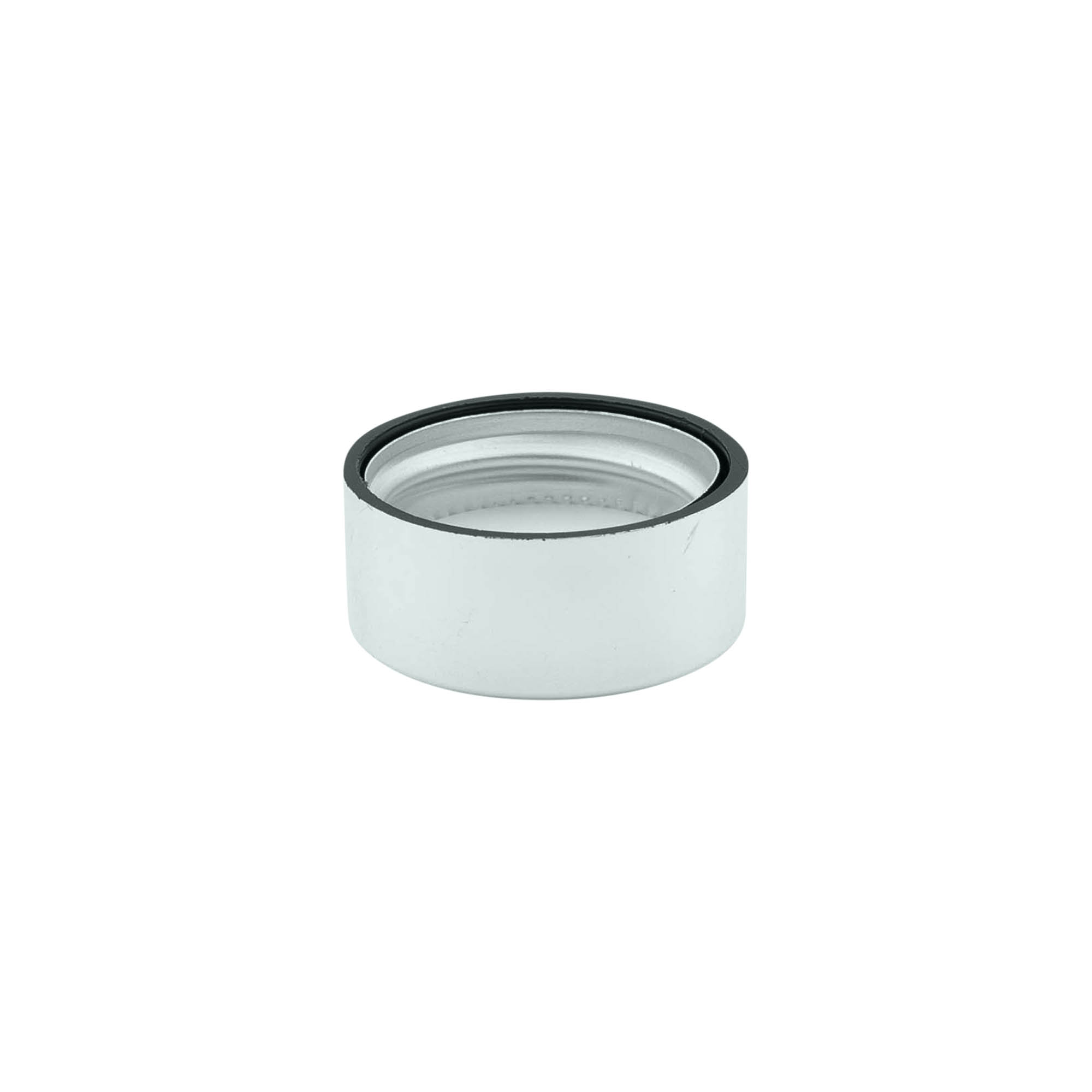 Schroefsluiting, ABS-kunststof, zilver, voor monding: GPI 28/400 Schroefsluiting, ABS-kunststof, zilver, voor monding: GPI 28/400