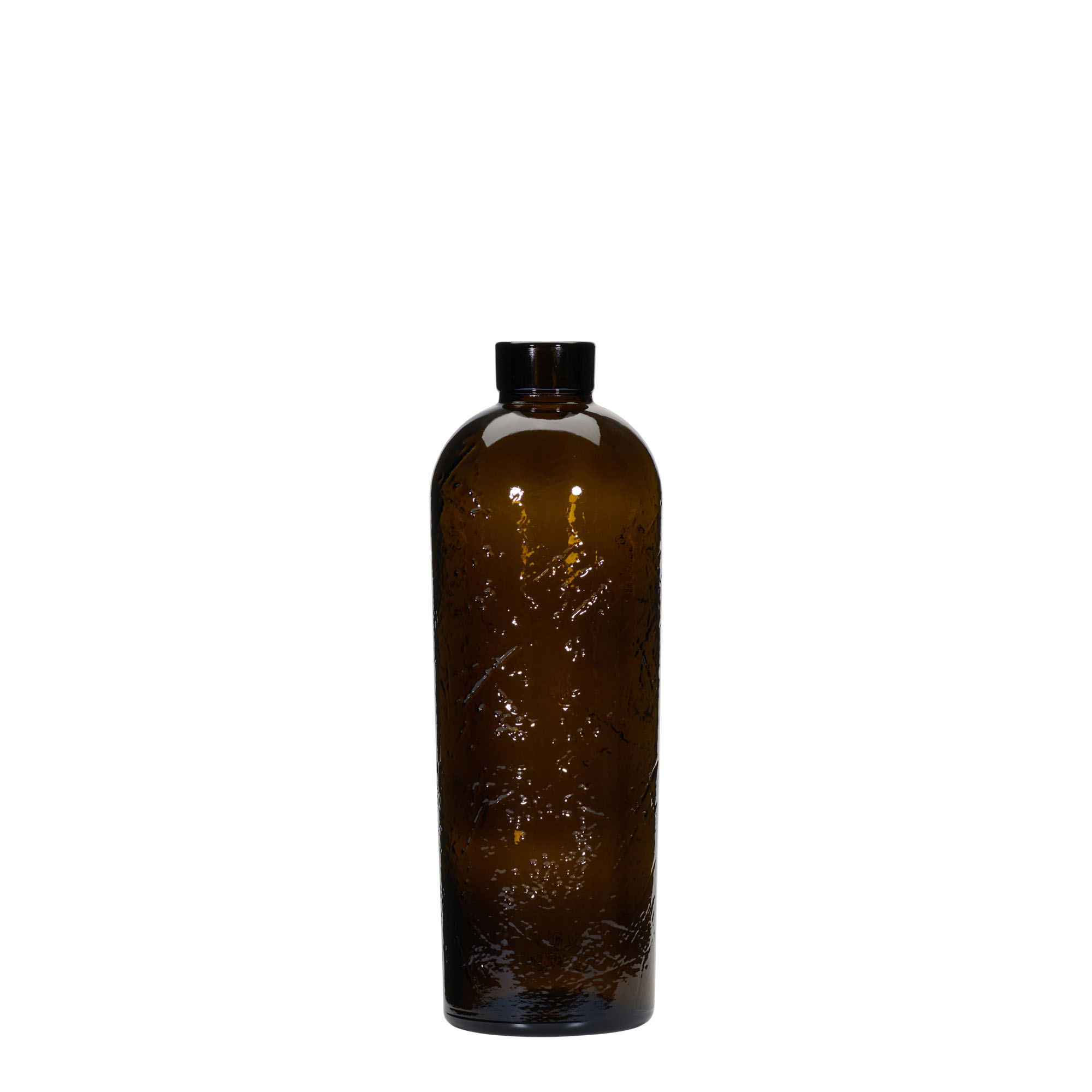 Wildly Crafted Glazen fles 'Natural', 700 ml, bruin, monding: kurk