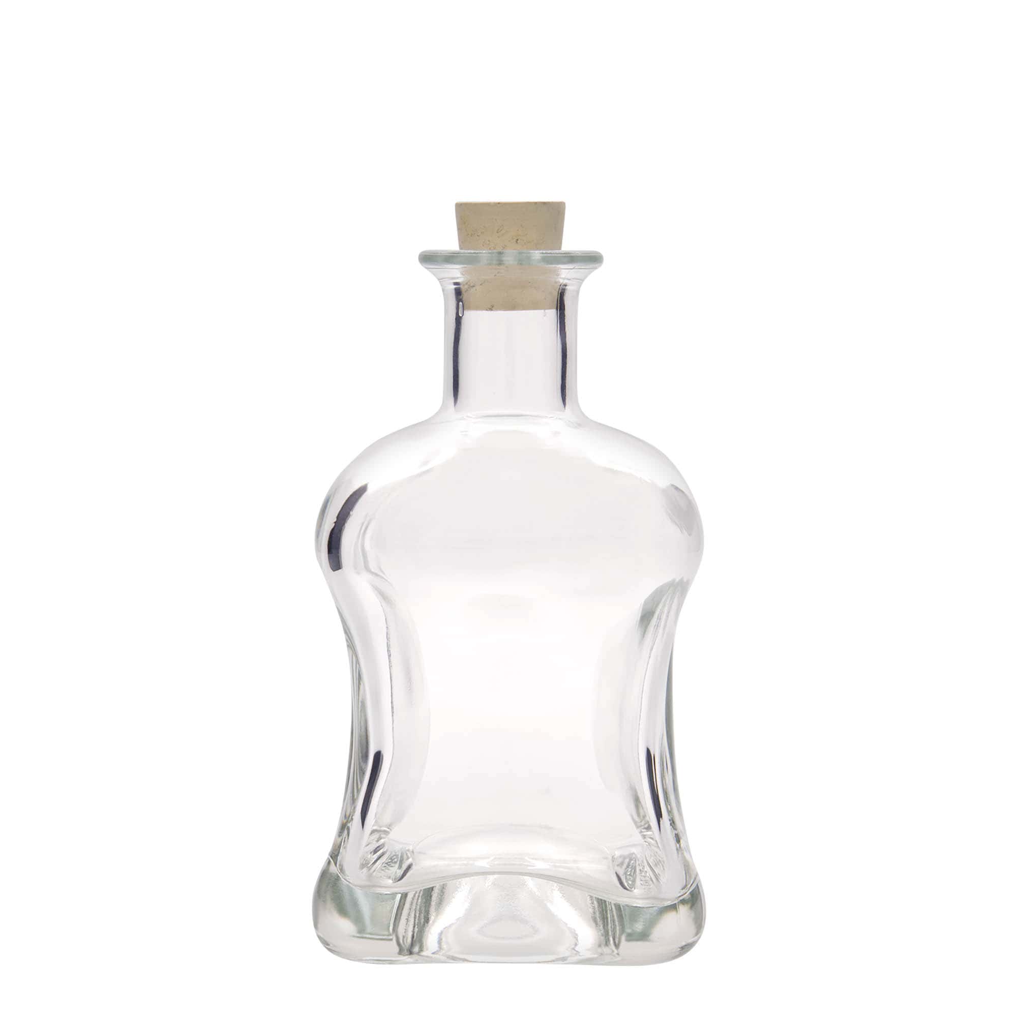 Glazen fles 'Dublin', 500 ml, vierkant, monding: kurk