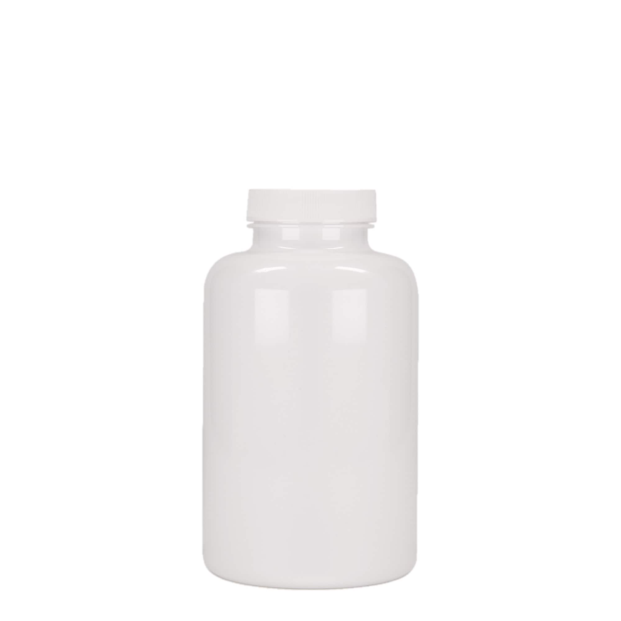 Packer en PET 500 ml, plastique, blanc, bouchage: 45/400
