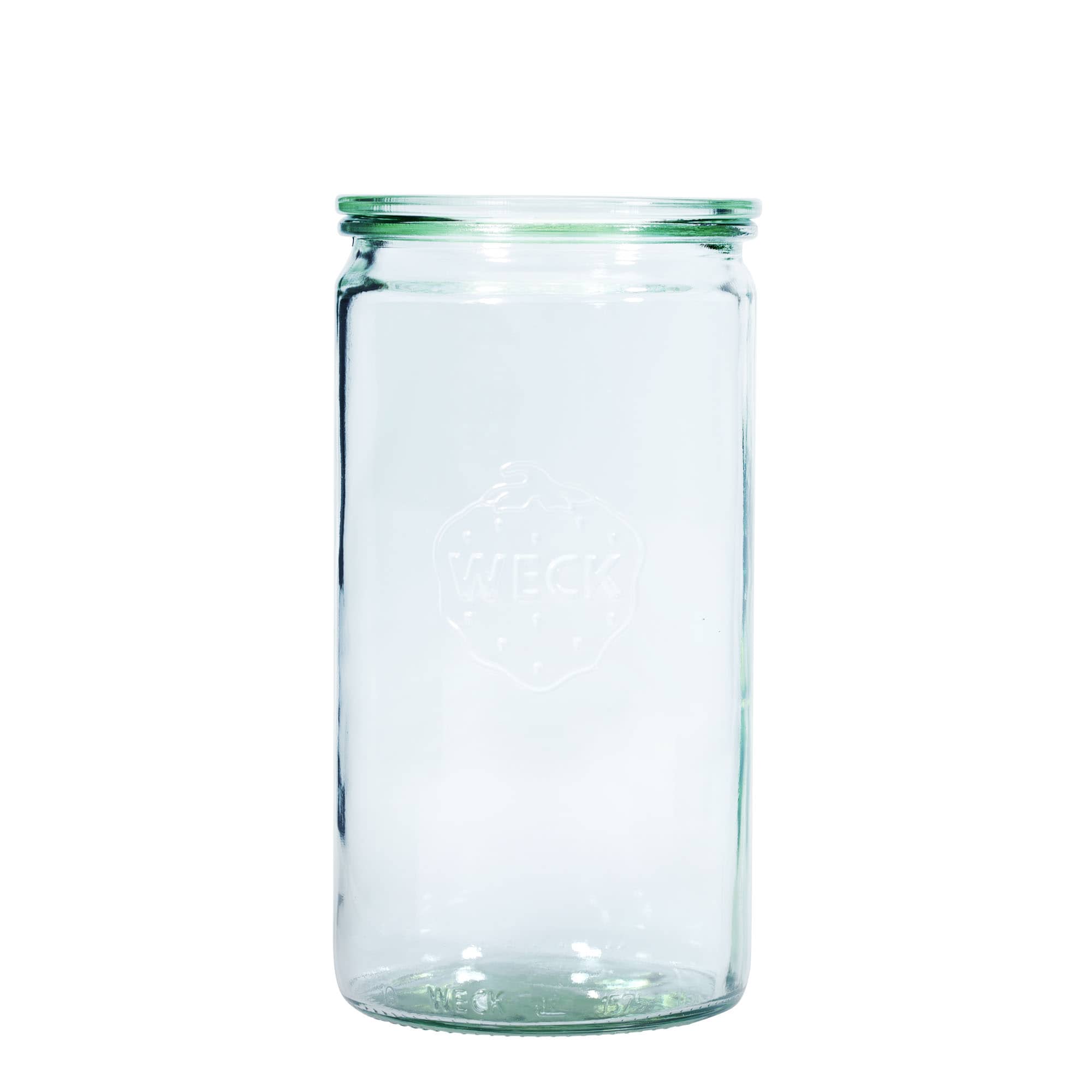 Cilindrische WECK-pot, 1575 ml, monding: ronde rand