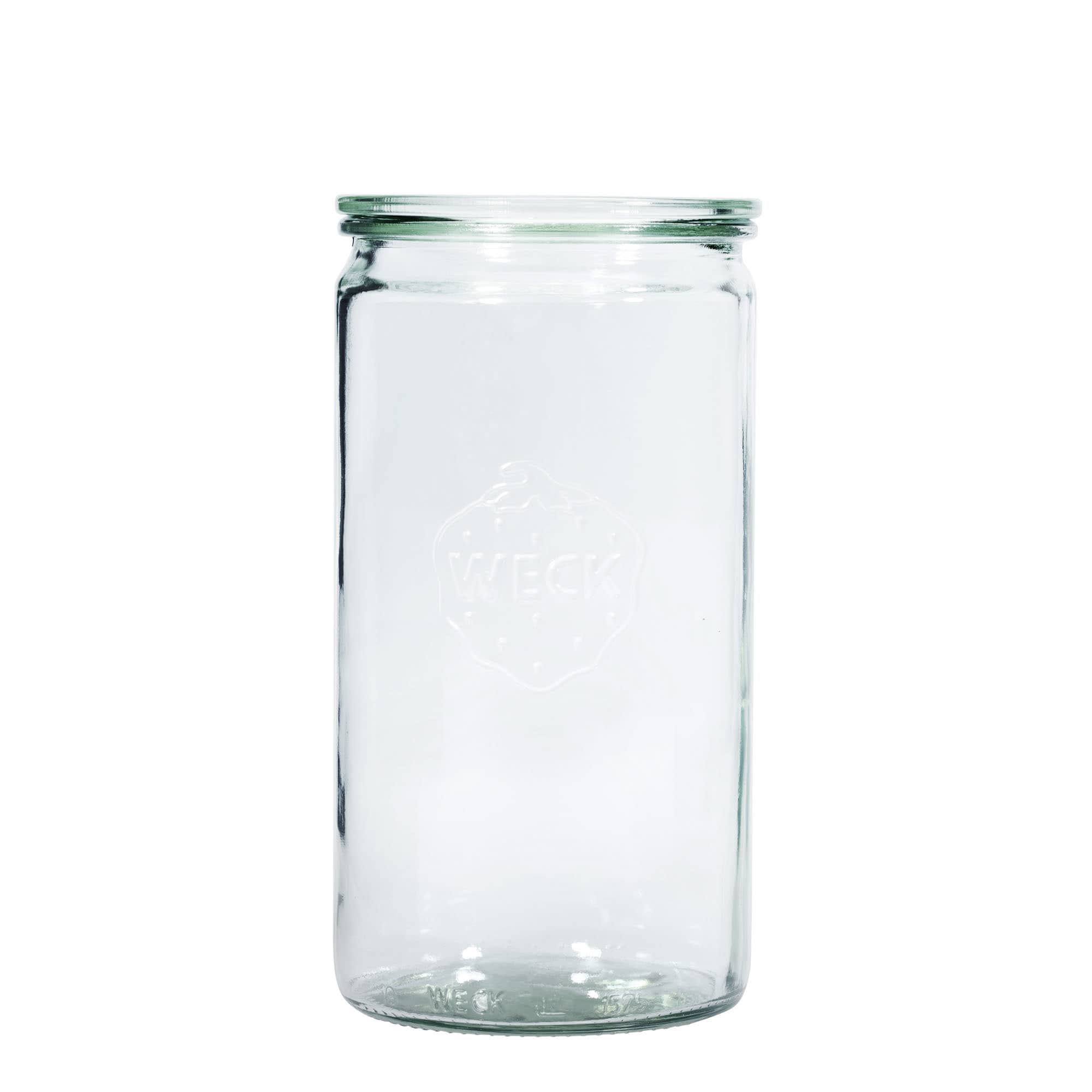 Bocal WECK cylindrique 1 575 ml, bouchage: bords arrondis
