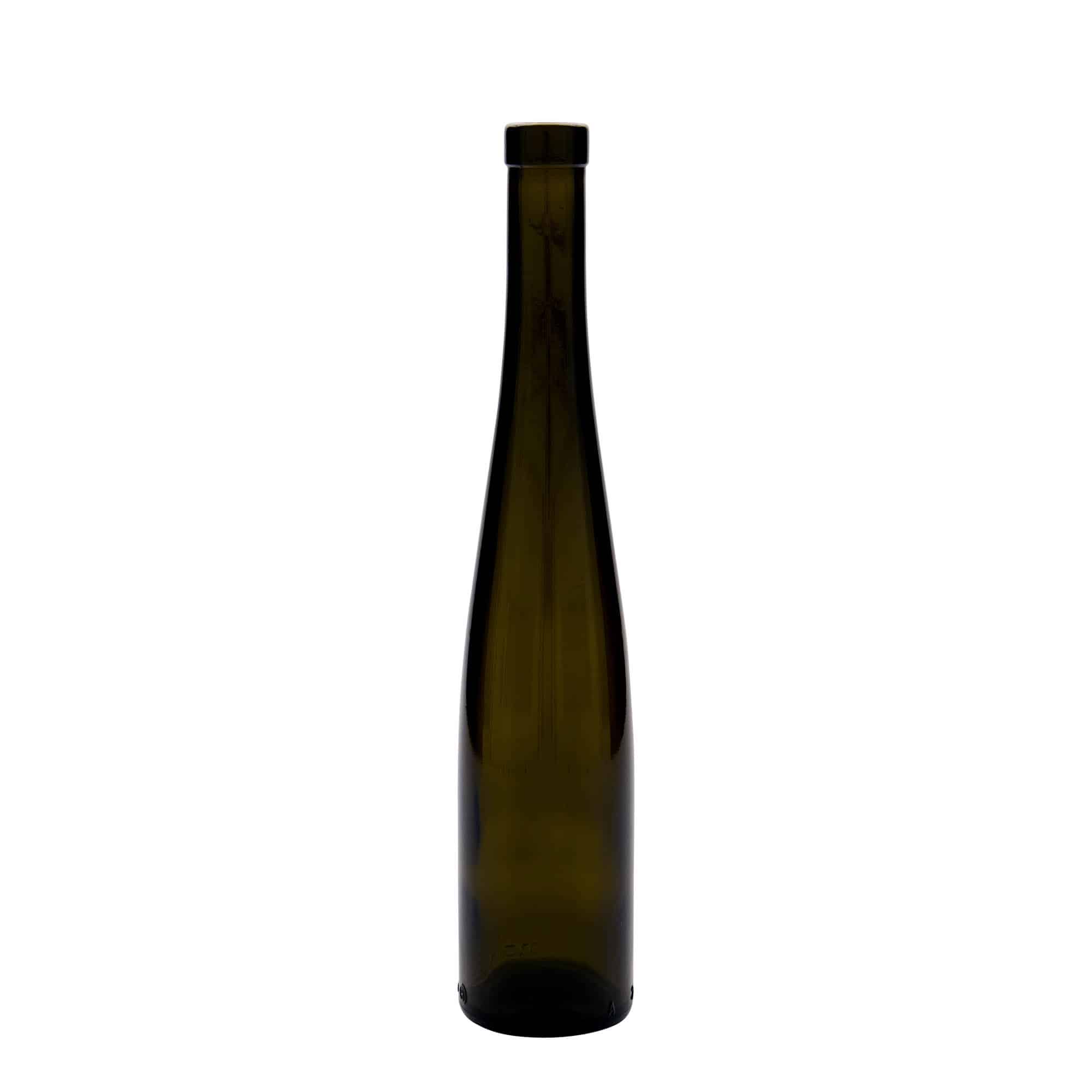 Bouteille en verre 375 ml 'Bouteille de vin', vert antique, bouchage: bouchon Bouteille en verre 375 ml 'Bouteille de vin', vert antique, bouchage: bouchon