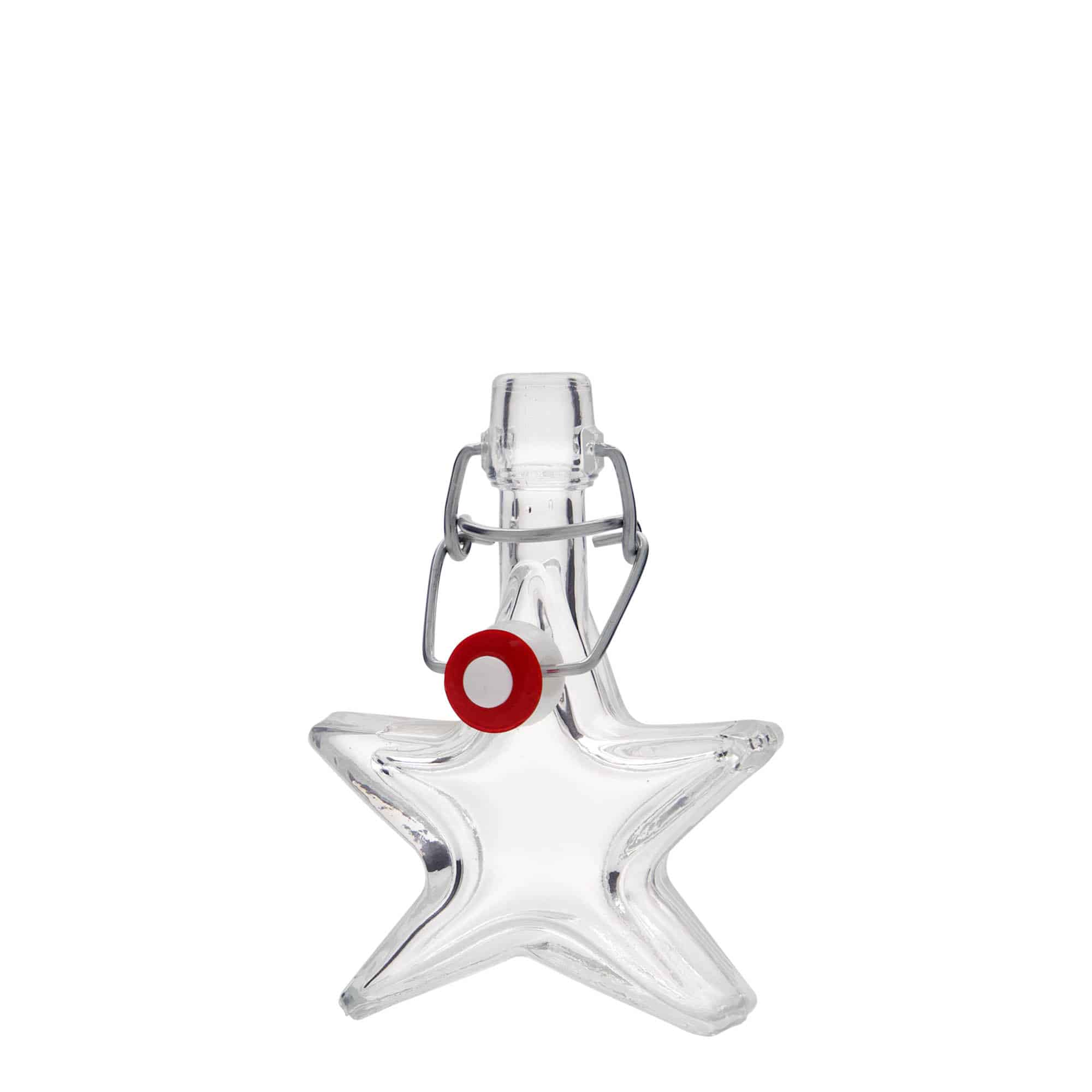 Bouteille en verre 40 ml 'Étoile', bouchage: bouchon mécanique Bouteille en verre 40 ml 'Étoile', bouchage: bouchon mécanique