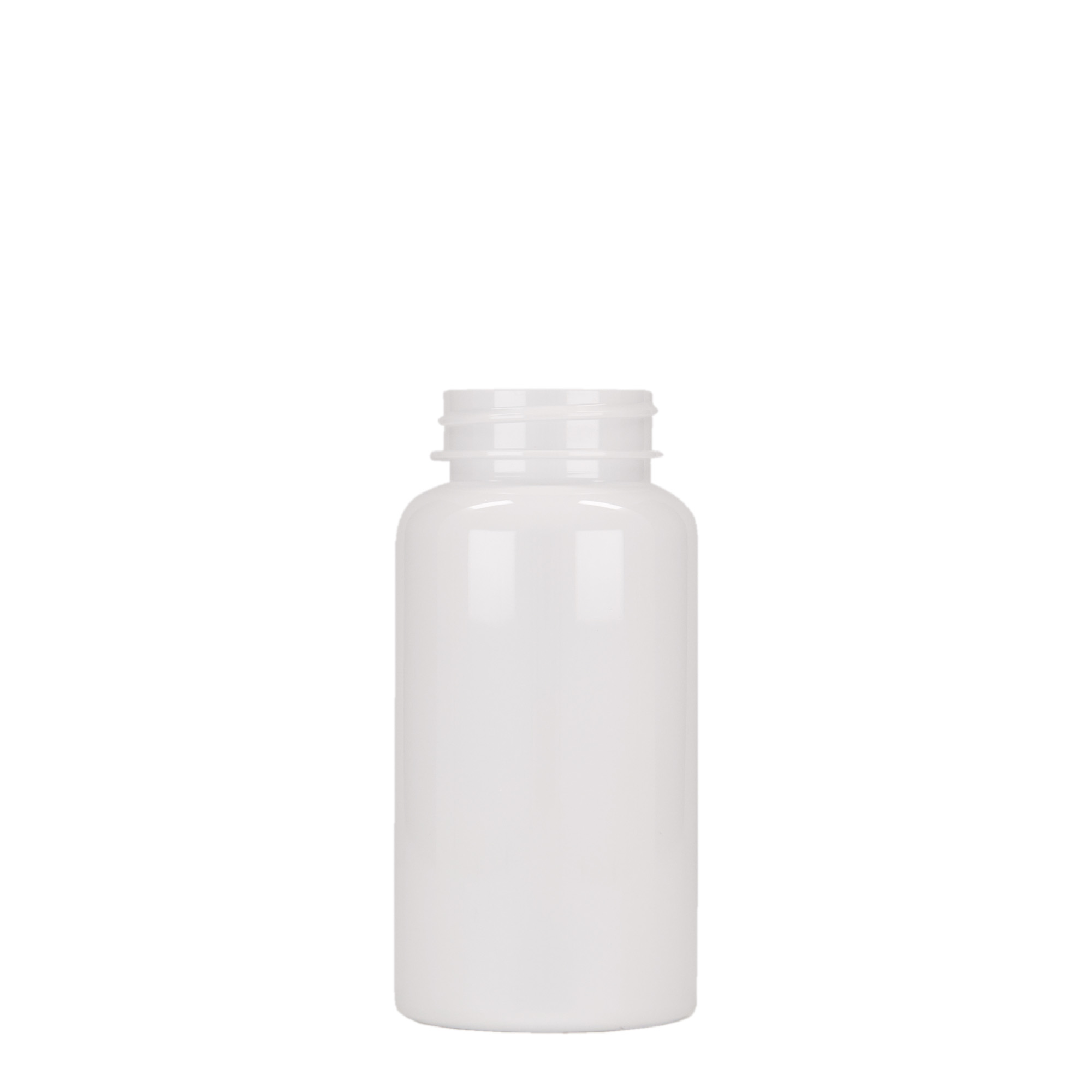 Pet-medicijnpotje, 150 ml, kunststof, wit, monding: 38/400