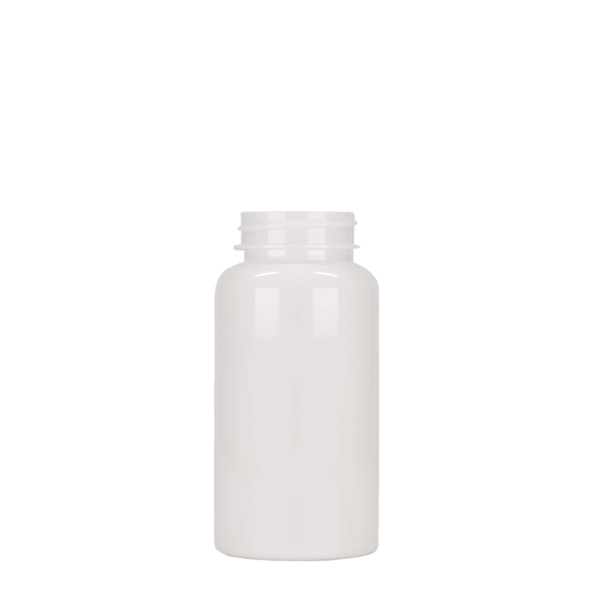 Pet-medicijnpotje, 150 ml, kunststof, wit, monding: 38/400