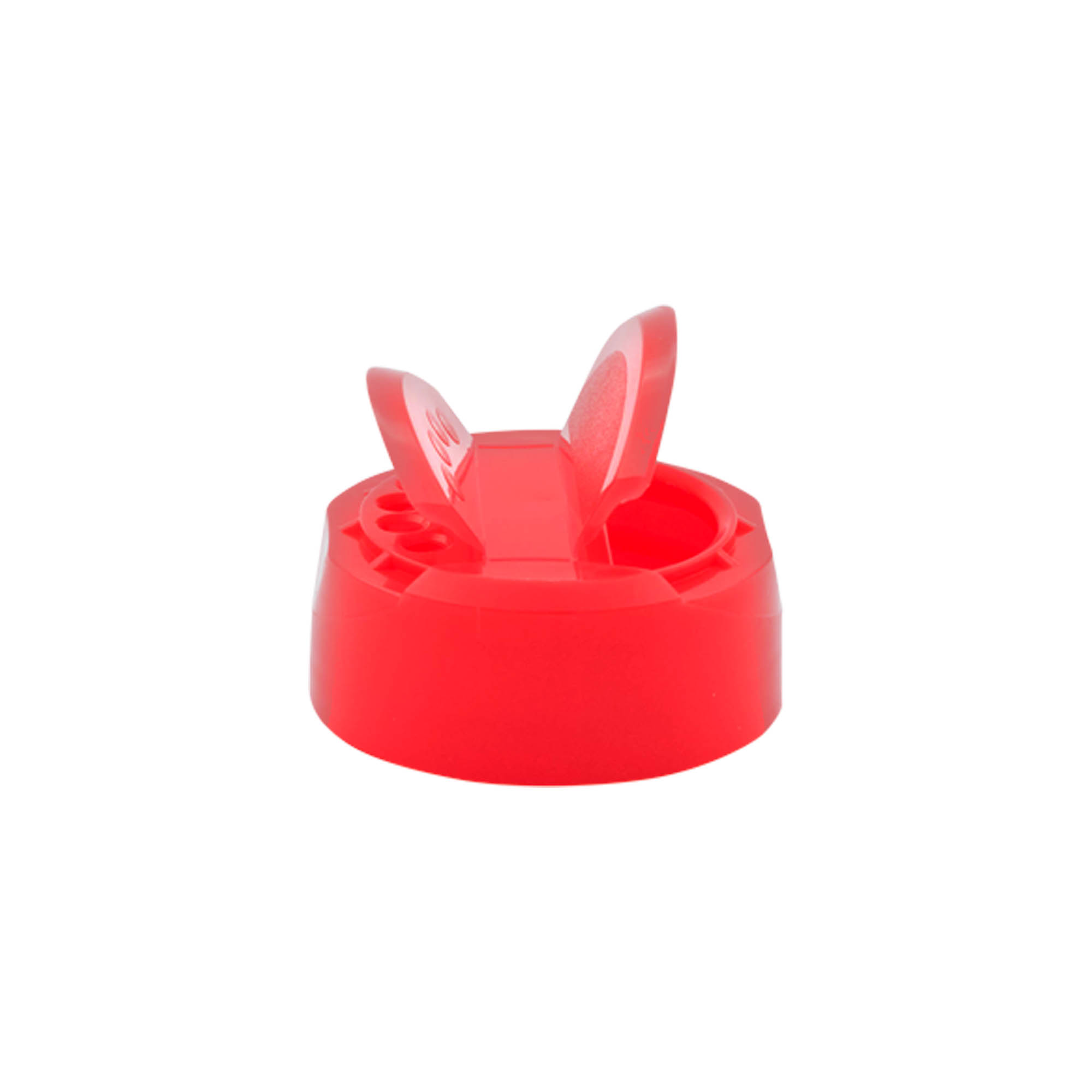 Bouchon pour pot à épices distributeur, plastique PP, rouge, pour bouchage: 38/400 Bouchon pour pot à épices distributeur, plastique PP, rouge, pour bouchage: 38/400