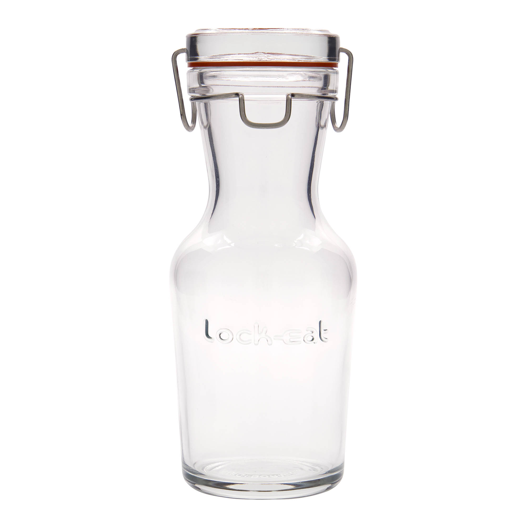 Glazen karaf 'Lock-Eat', 500 ml, monding: beugelsluiting Glazen karaf 'Lock-Eat', 500 ml, monding: beugelsluiting