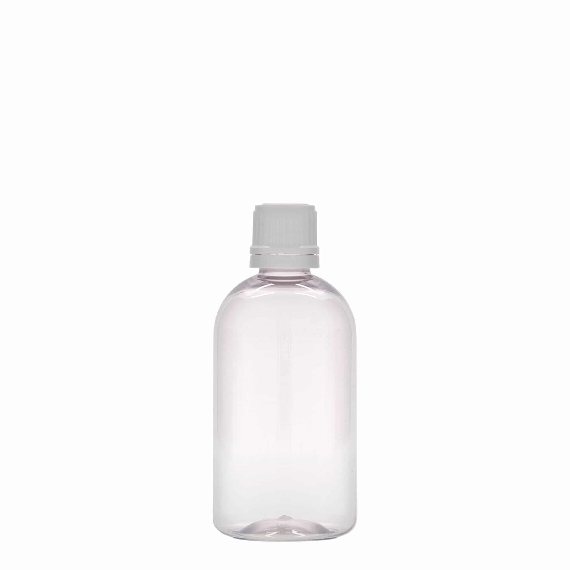 Flacon pharmaceutique en PET 100 ml 'Easy Living', plastique, bouchage: DIN 18