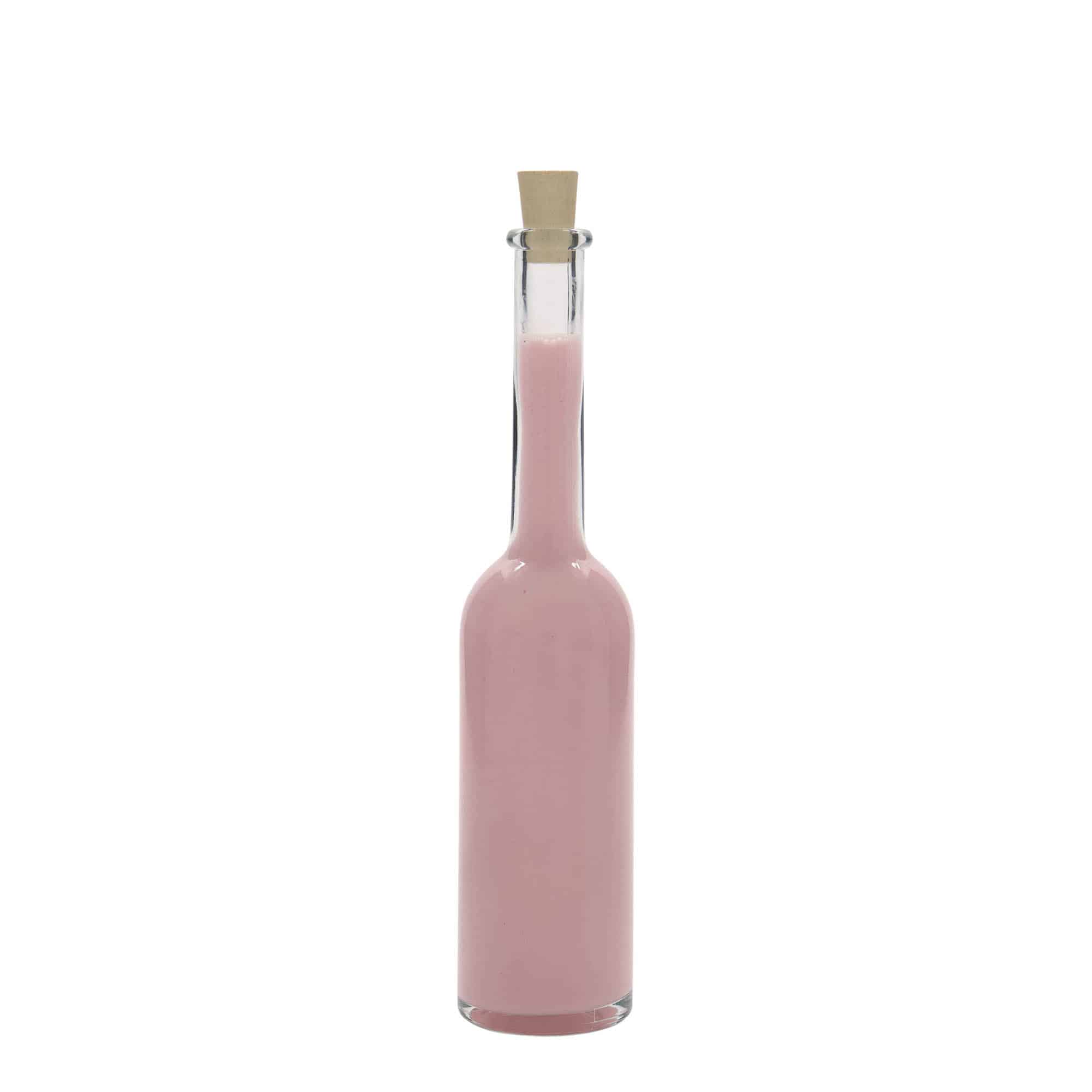 Glazen fles 'Opera', 100 ml, monding: kurk