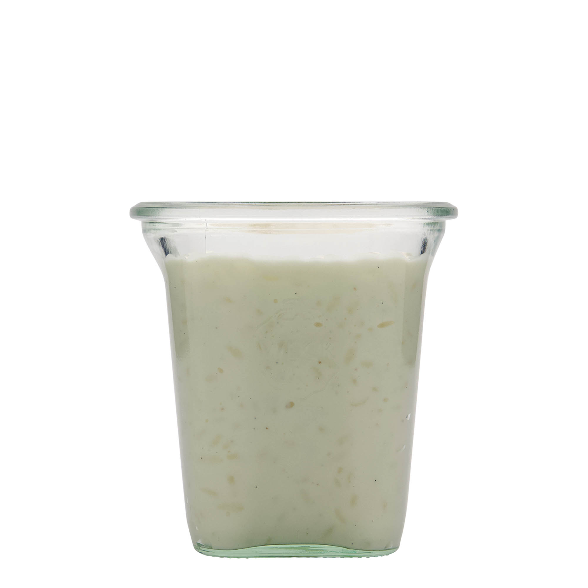 WECK-Quadropot, 545 ml, vierkant, monding: ronde rand WECK-Quadropot, 545 ml, vierkant, monding: ronde rand