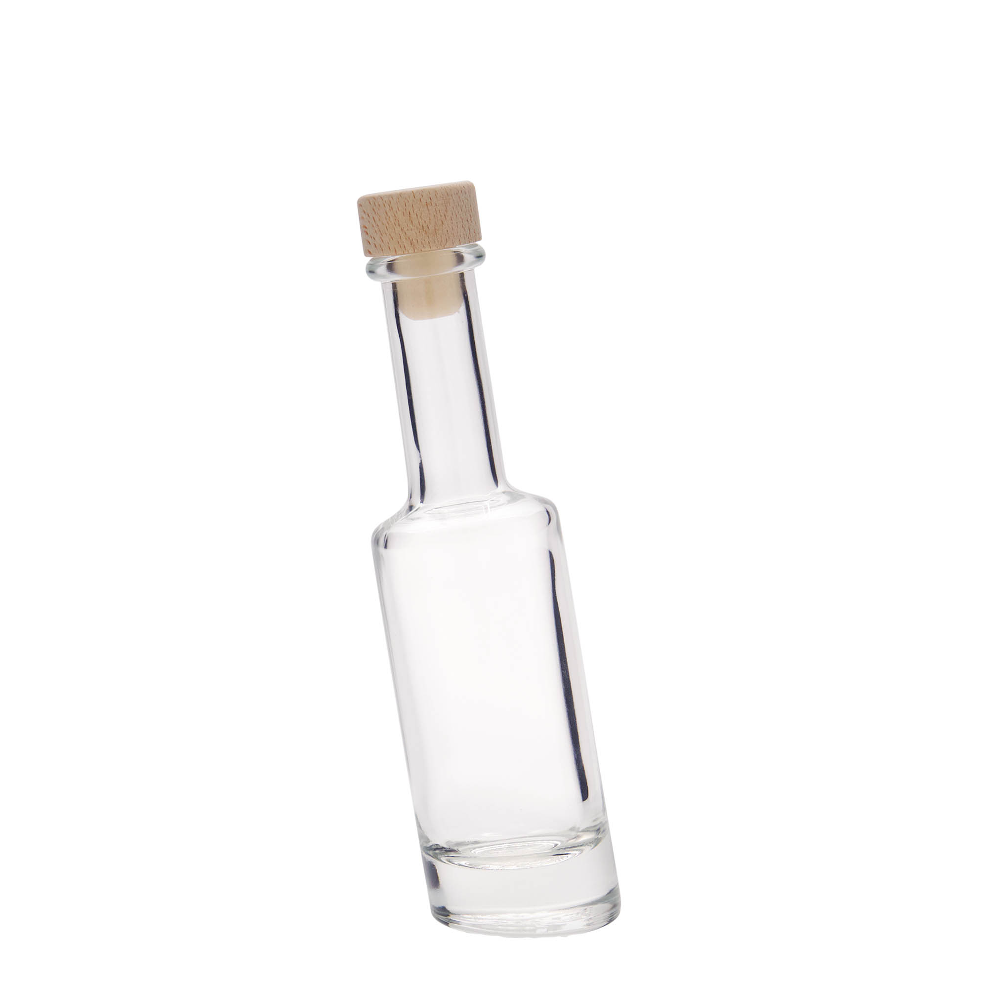 Glazen fles 'Bounty', 100 ml, monding: kurk Glazen fles 'Bounty', 100 ml, monding: kurk