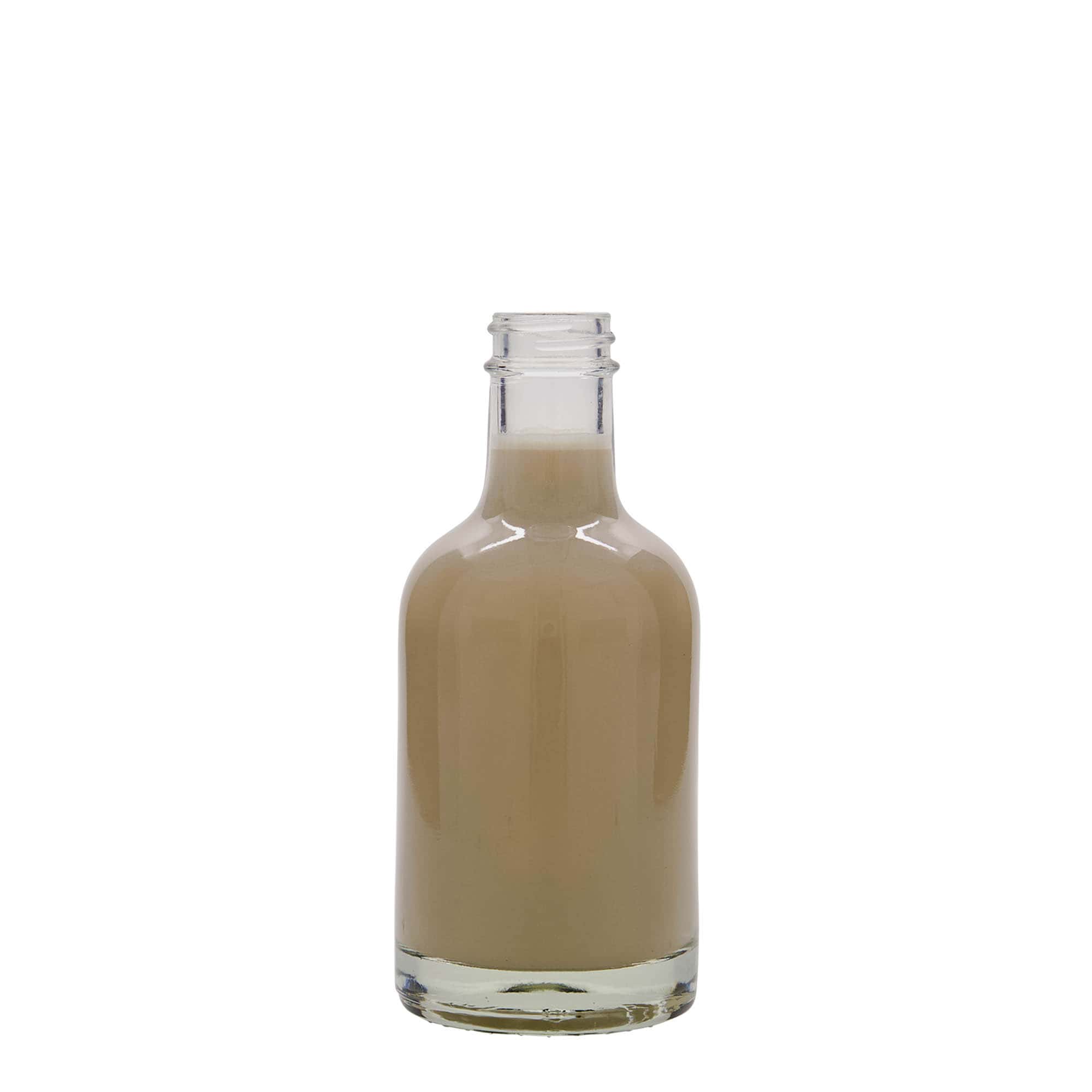 Glazen fles 'First Class', 200 ml, monding: GPI 28 Glazen fles 'First Class', 200 ml, monding: GPI 28