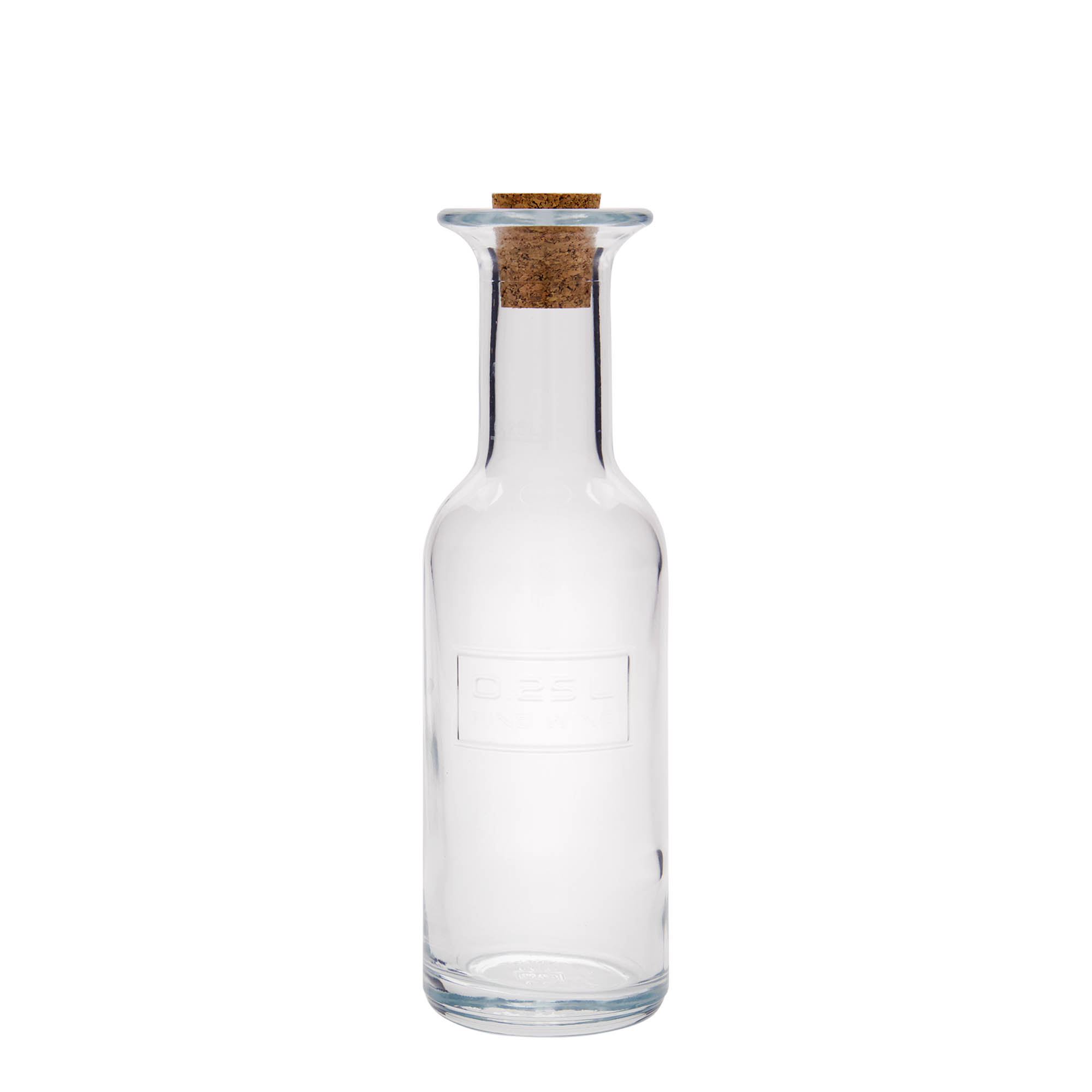 Glazen fles 'Optima Fine Wine', 250 ml, monding: kurk Glazen fles 'Optima Fine Wine', 250 ml, monding: kurk